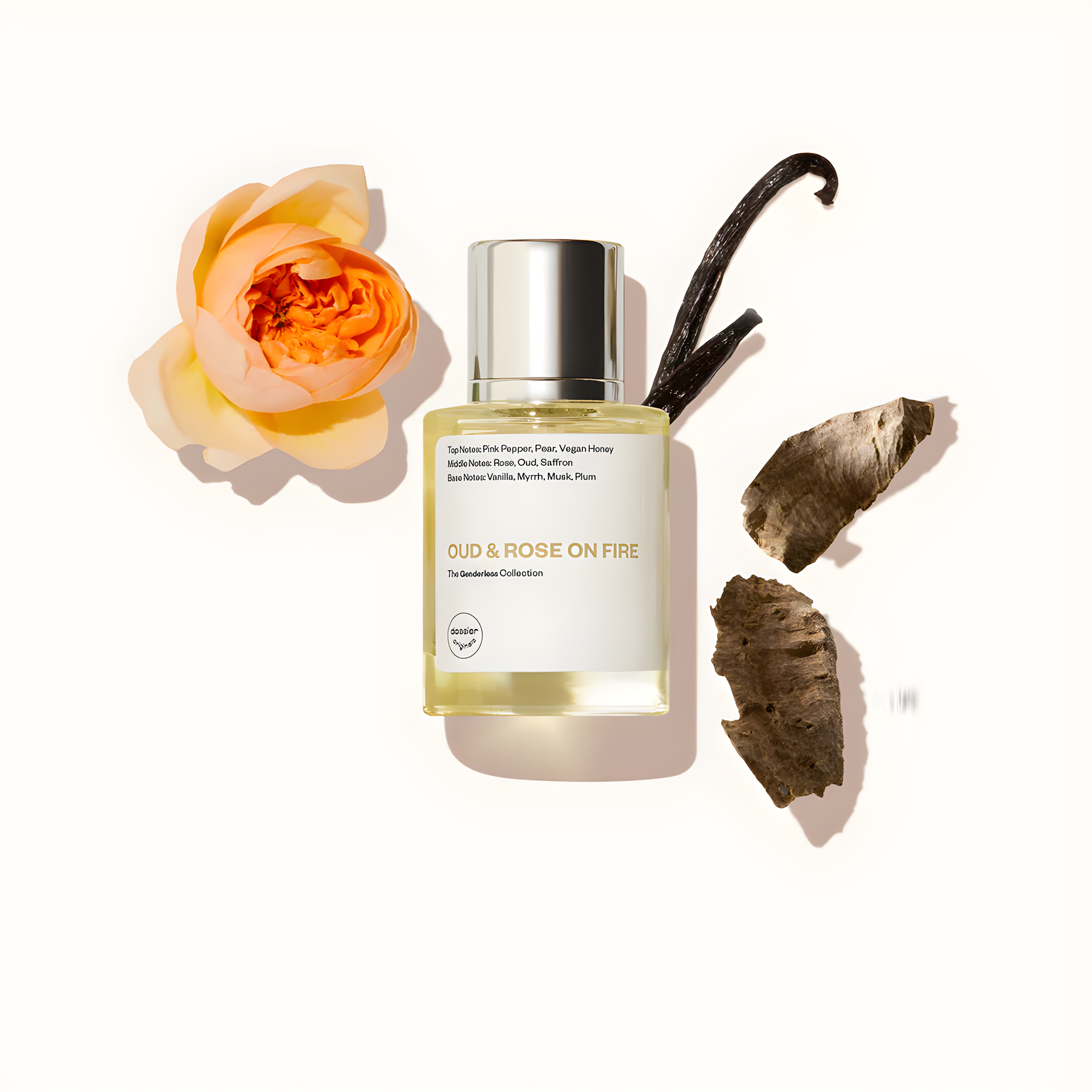 Oud & Rose on Fire by Dossier perfume bottle