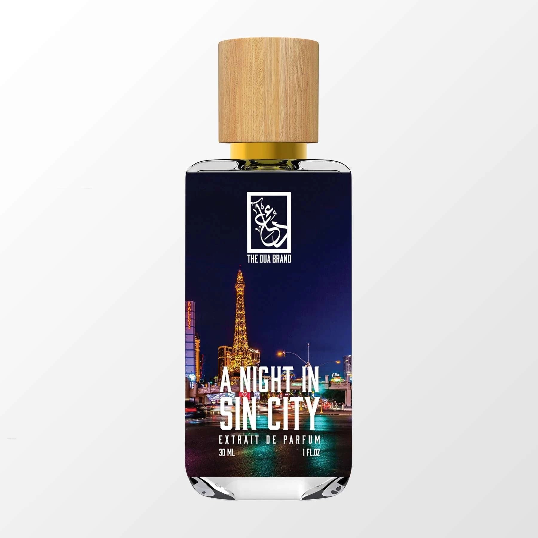 A Night in Sin City by The Dua Brand perfume bottle