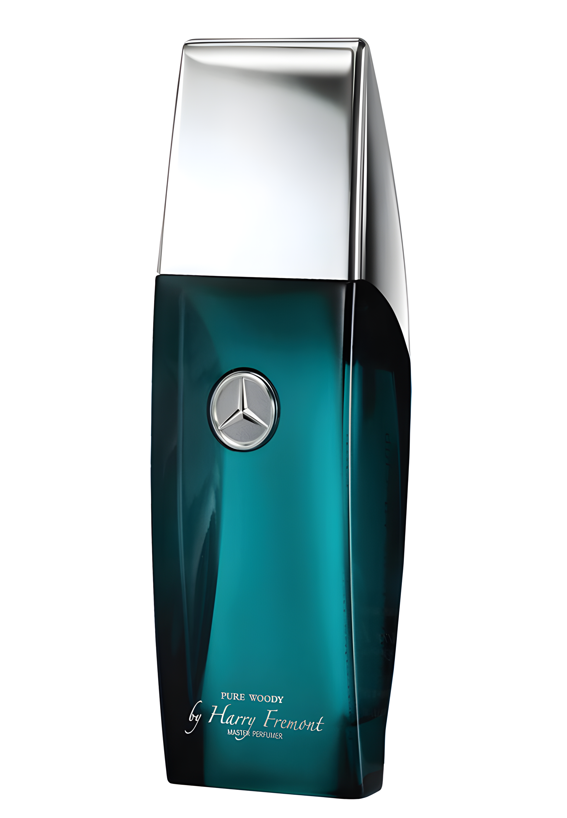 Pure Woody by Harry Fremont by Mercedes-Benz perfume bottle