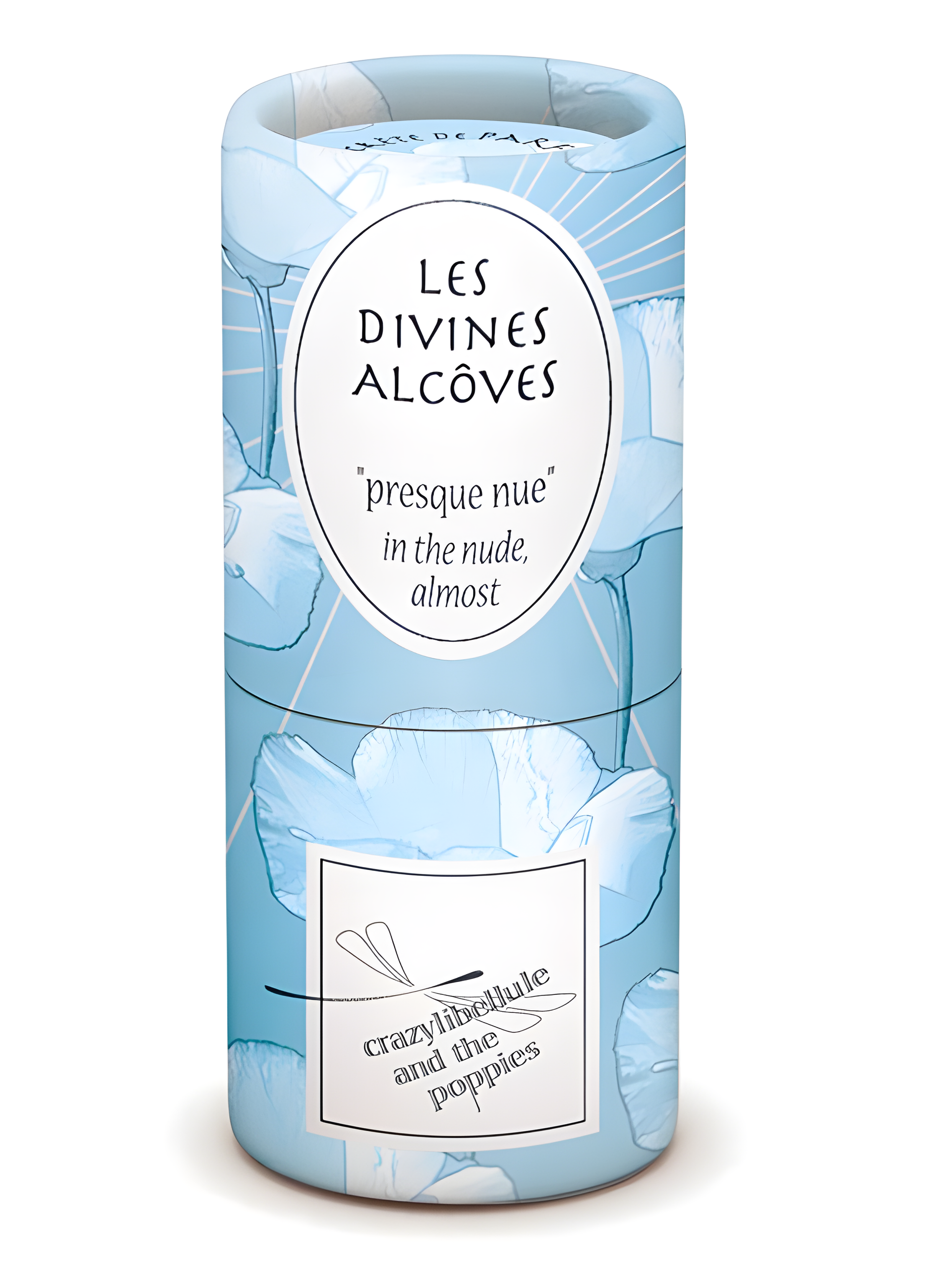 Les Divines Alcoves Presque Nue in the Nude Almost by Crazylibellule and the Poppies perfume bottle