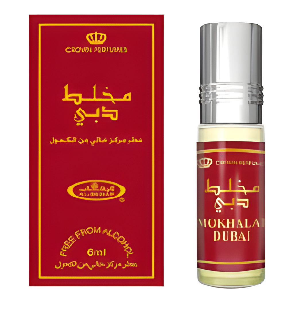 Mokhalat Dubai by Al-Rehab perfume bottle