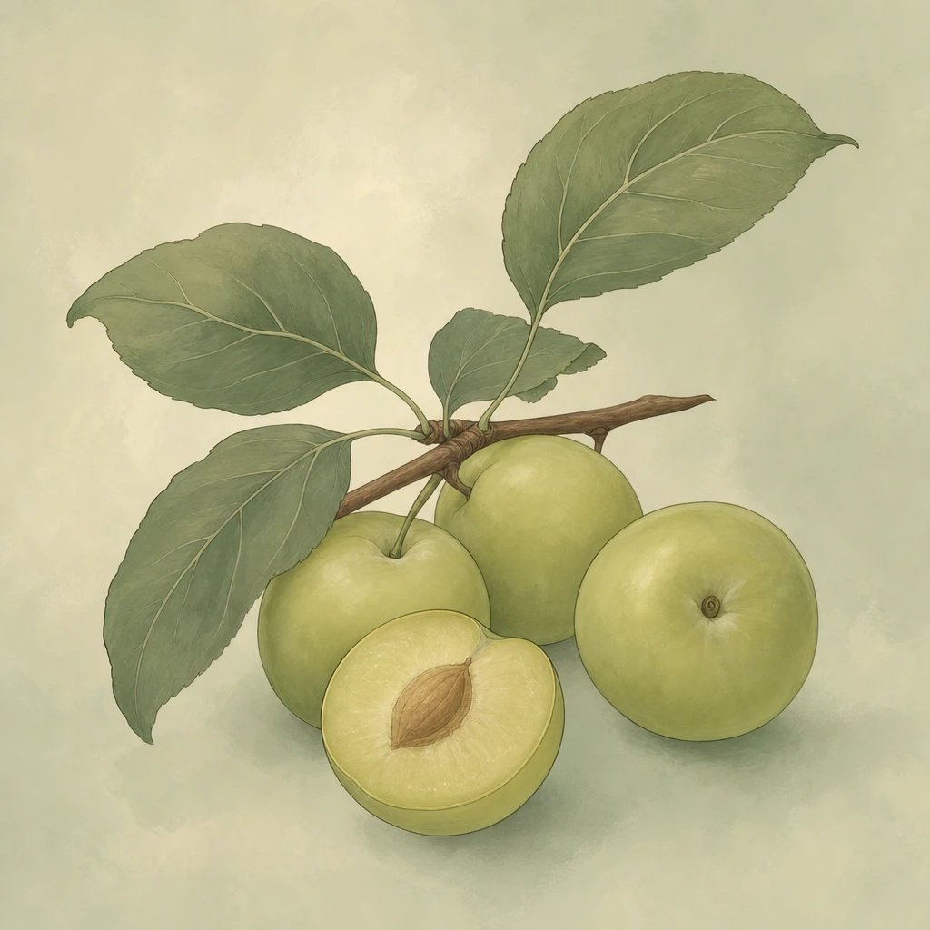 Picture of Green Plum note