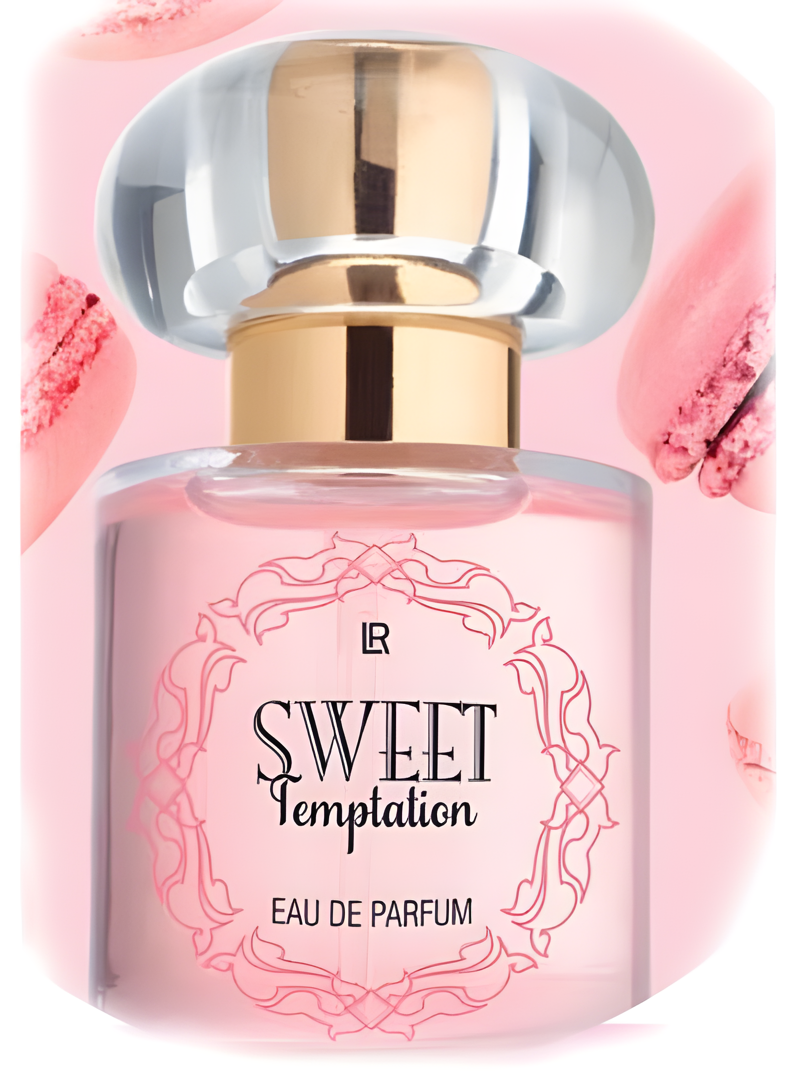 Sweet Temptation Pink by LR perfume bottle