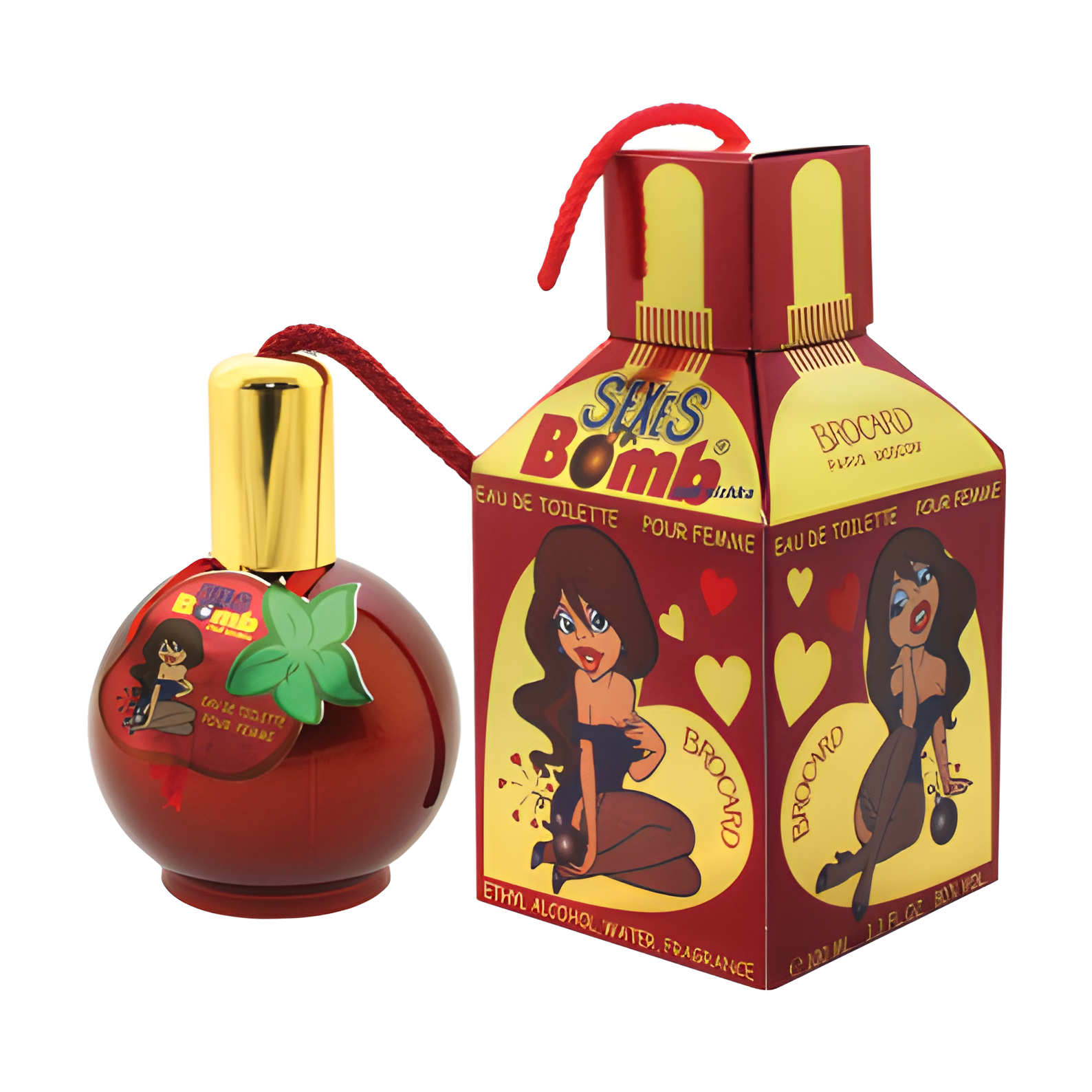 Sexes Bomb Clubnichka by Brocard perfume bottle