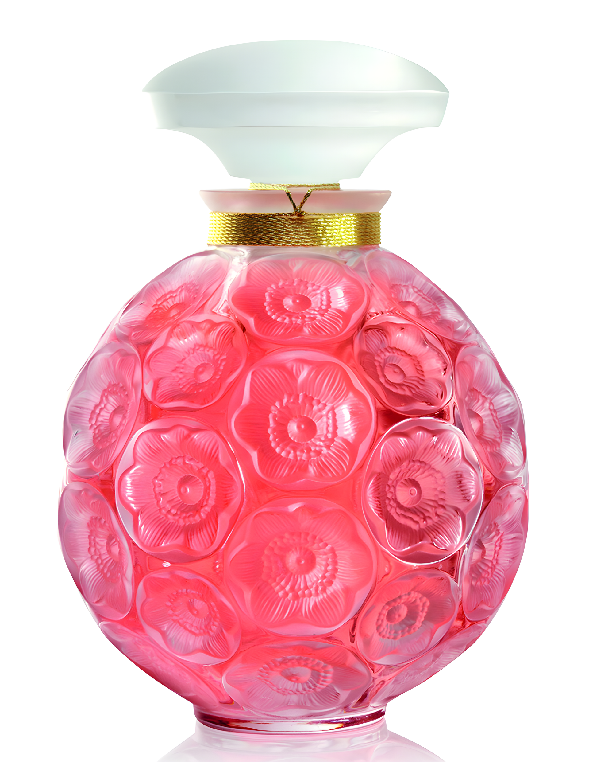 Lalique de Lalique Anemone Crystal Flacon by Lalique perfume bottle