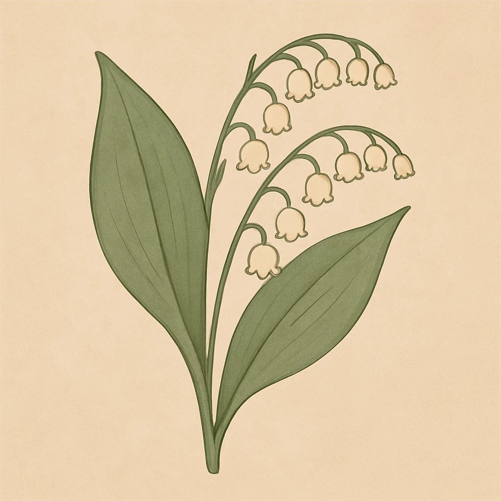 Picture of Lily-of-the-Valley note
