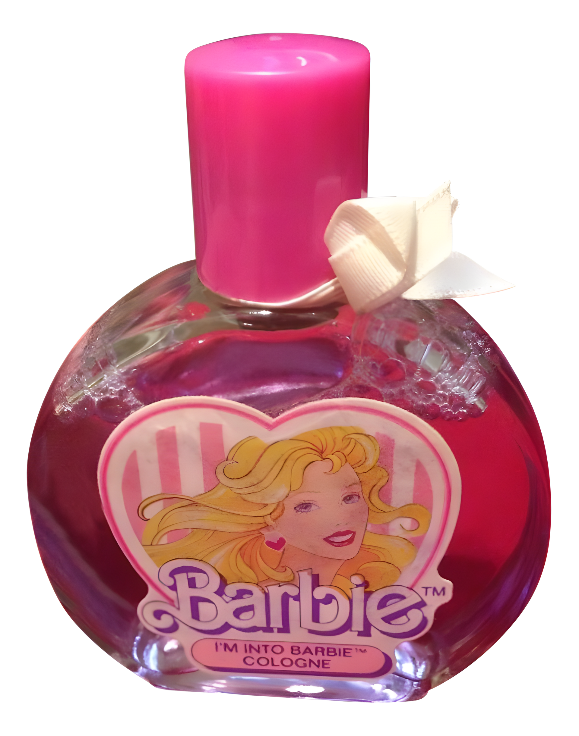 Barbie I'm Into by Avon perfume bottle