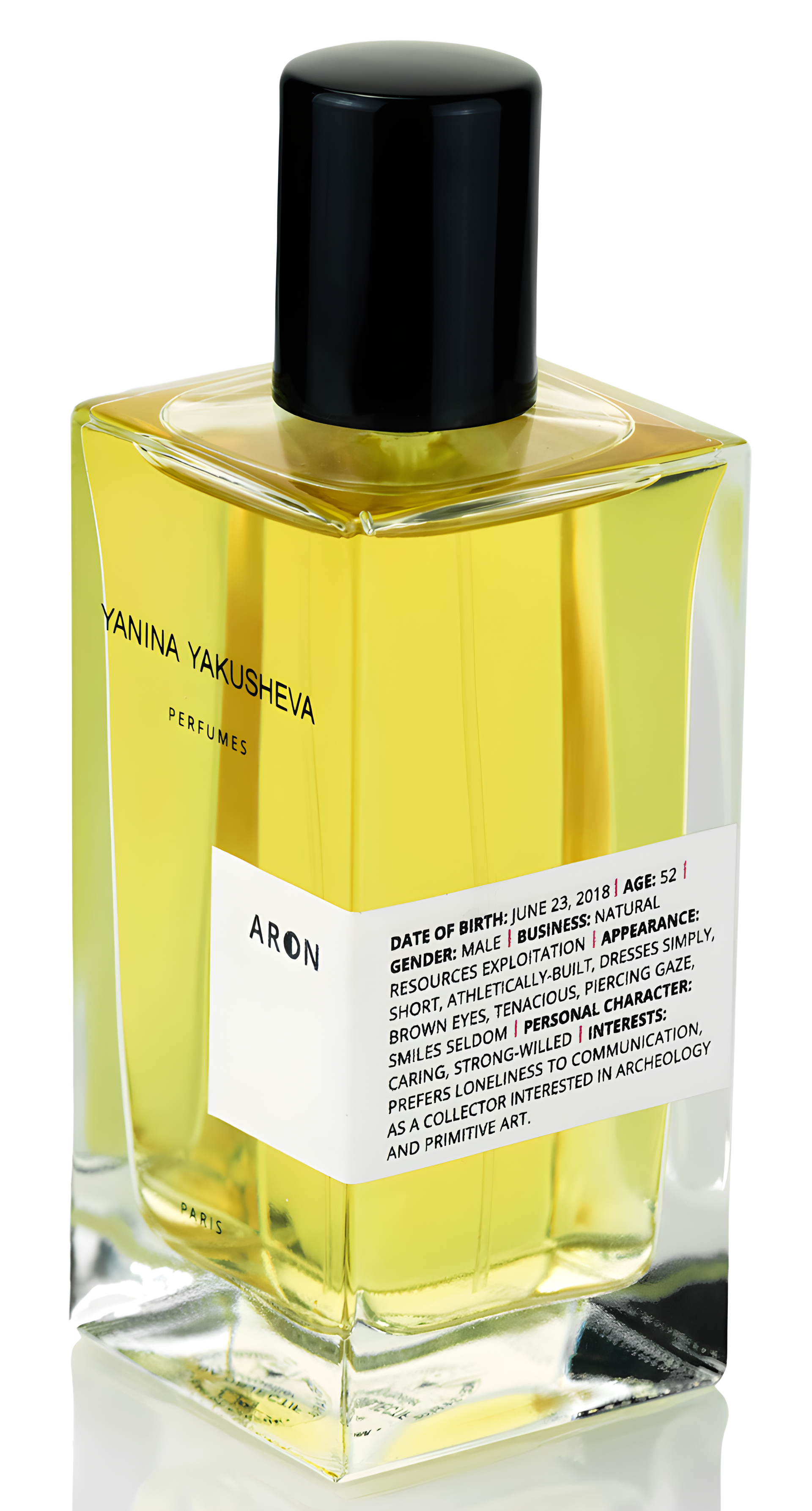 Aron by Yanina Yakusheva perfume bottle