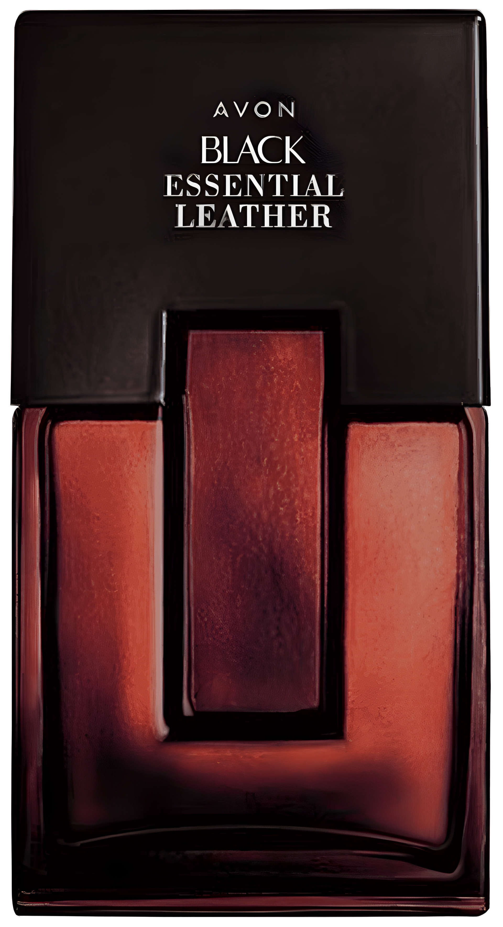 Black Essential Leather by Avon perfume bottle
