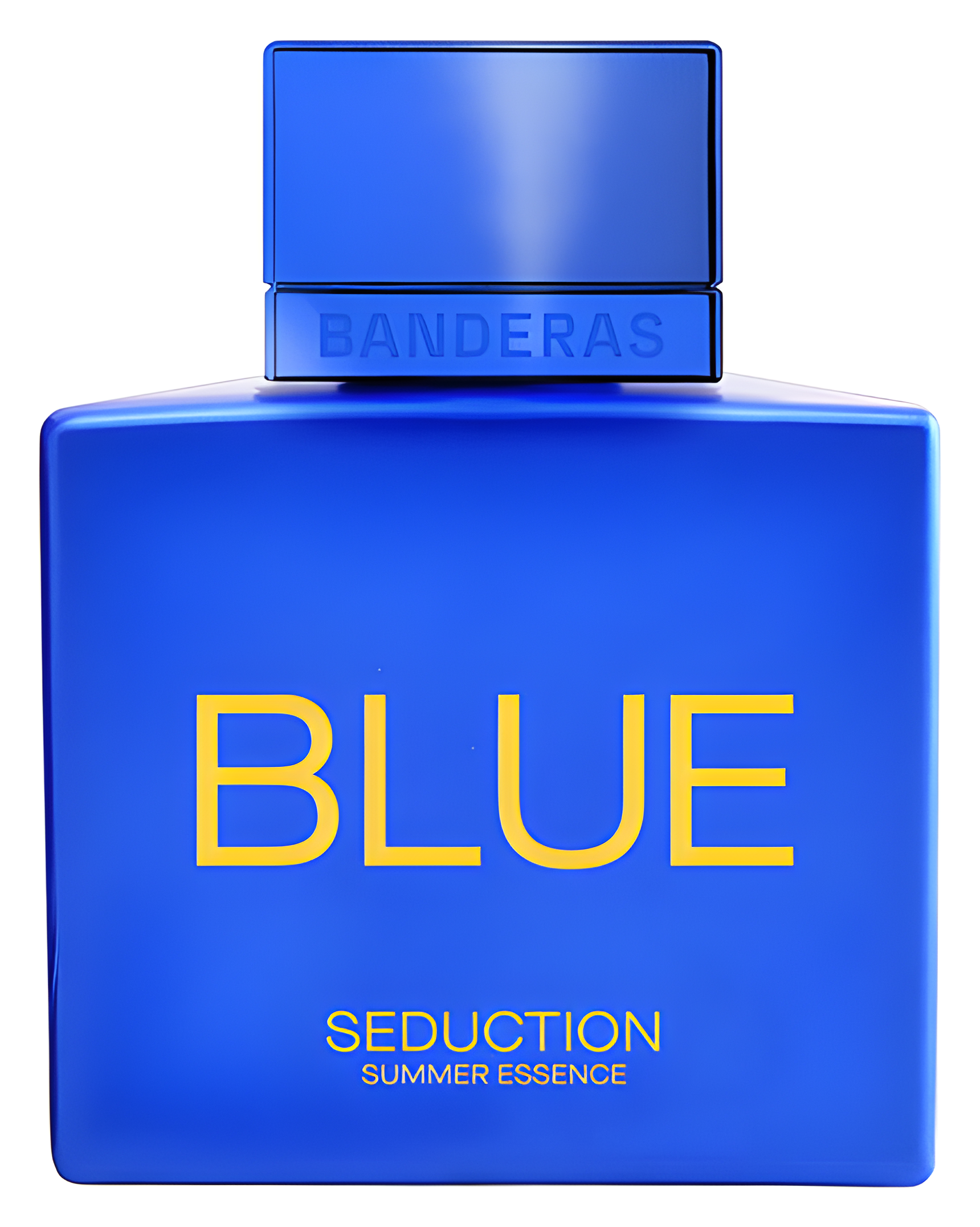 Blue Seduction Summer Essence for Men by Antonio Banderas perfume bottle