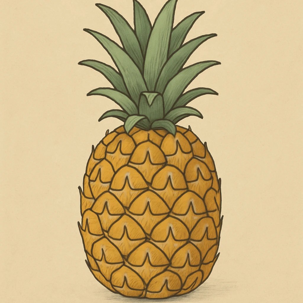Picture of Pineapple note