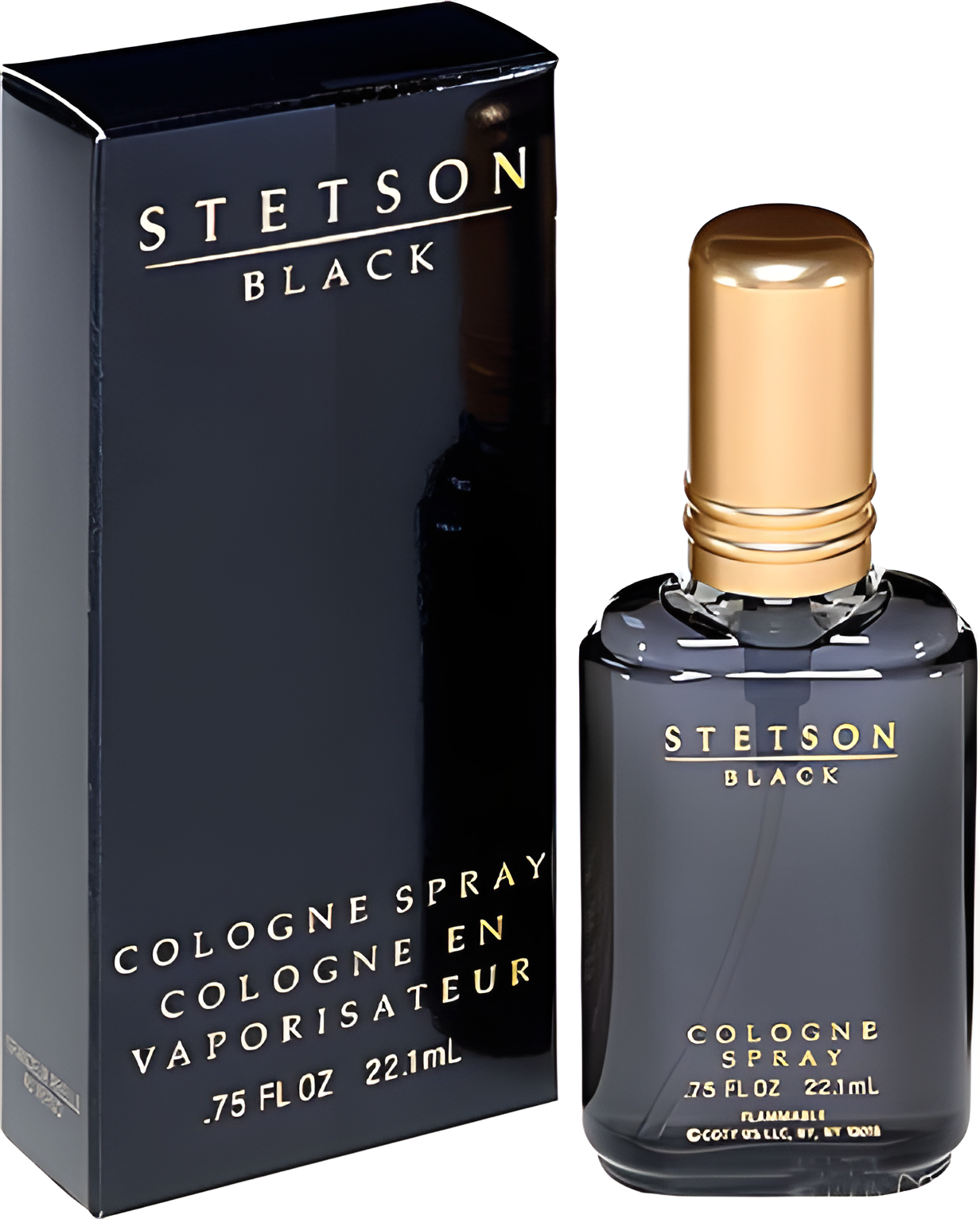 Stetson Black by Coty perfume bottle