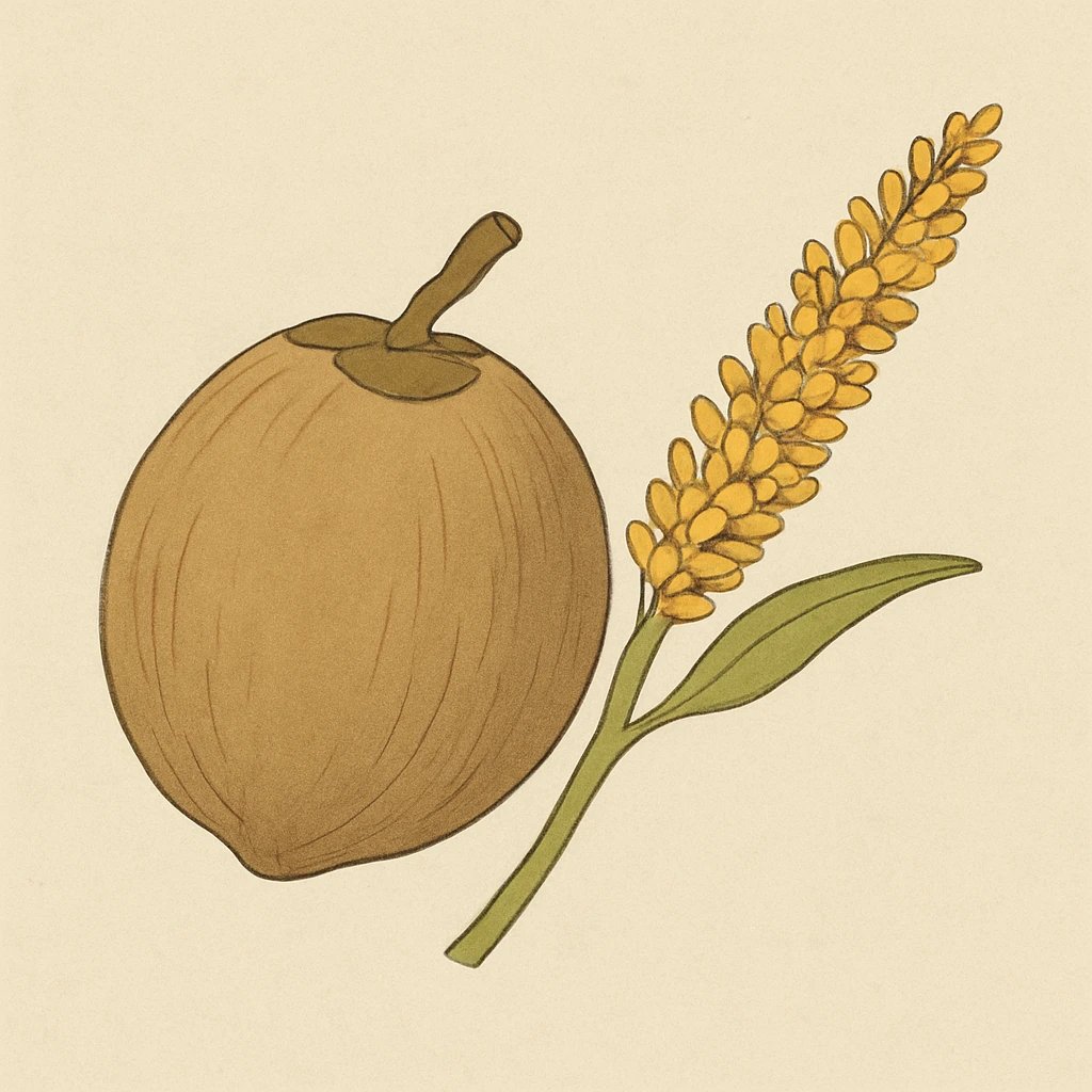 Picture of Coconut Blossom note