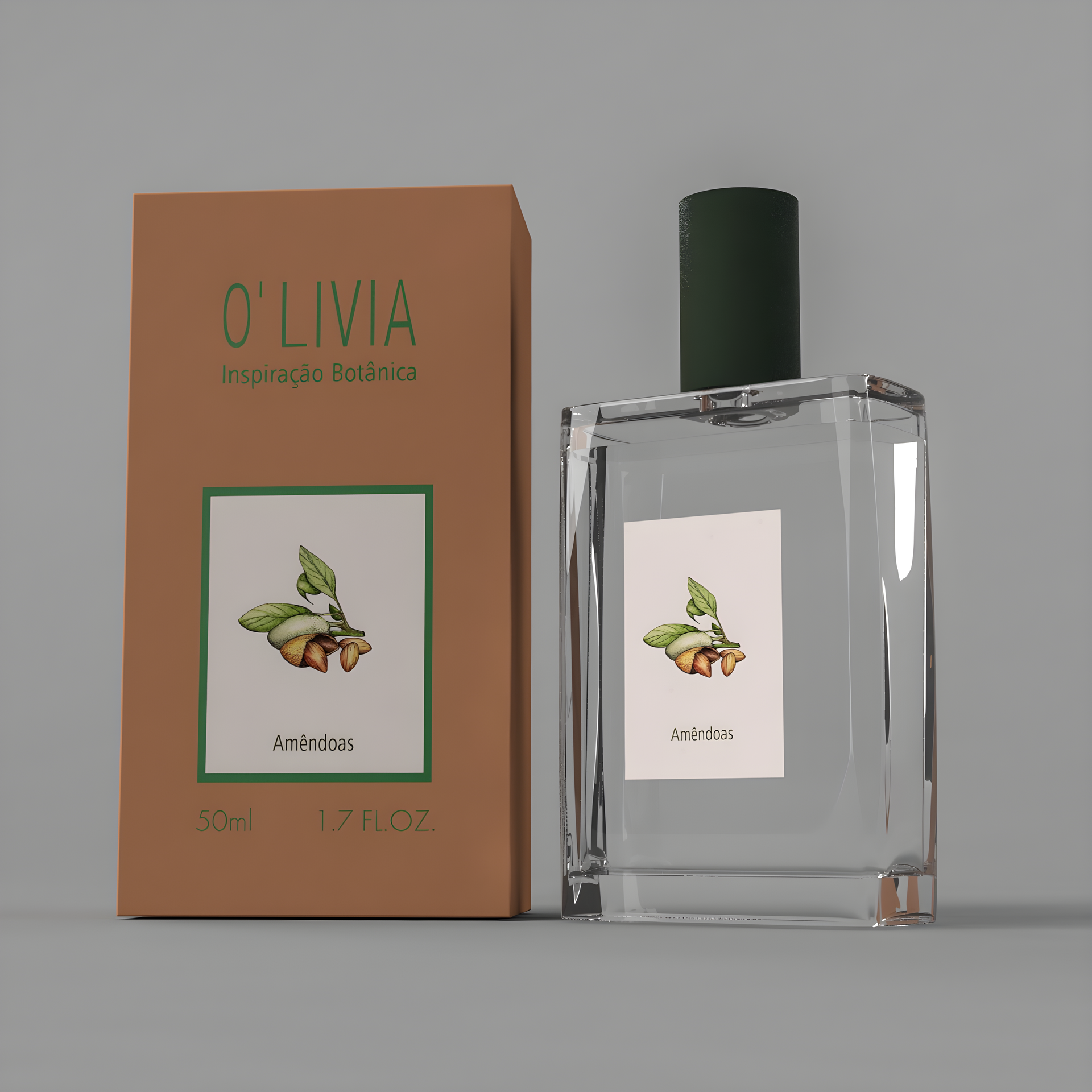 Amêndoas by O'Livia Inspiração Botânica perfume bottle