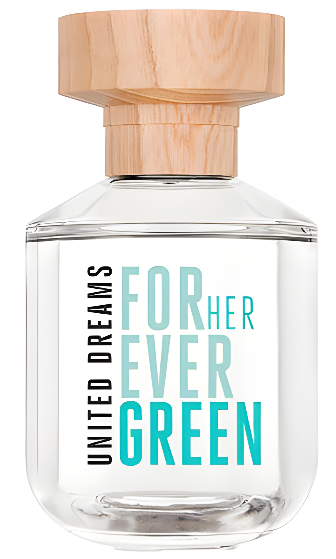 United Dreams Forever Green for Her by Benetton perfume bottle