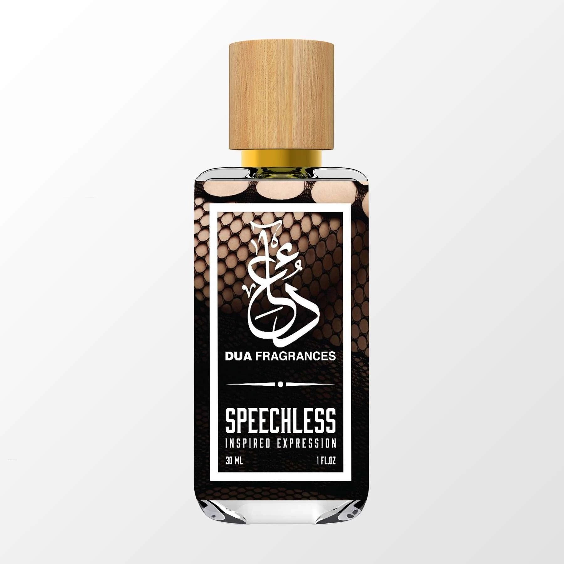 Speechless by The Dua Brand perfume bottle