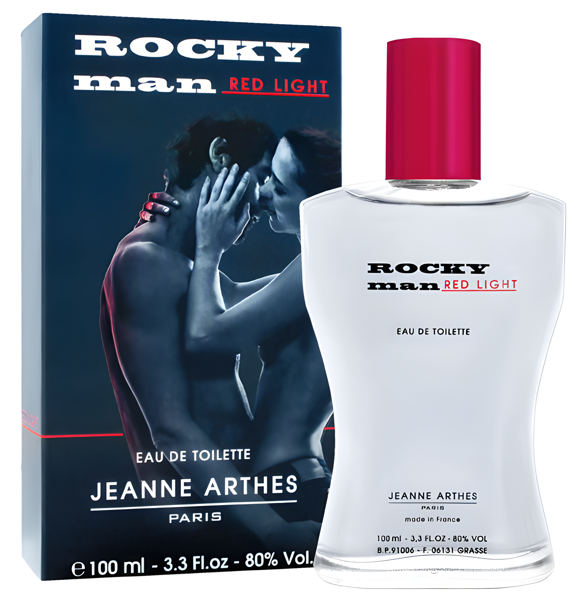 Rocky Man Redlight by Jeanne Arthes perfume bottle