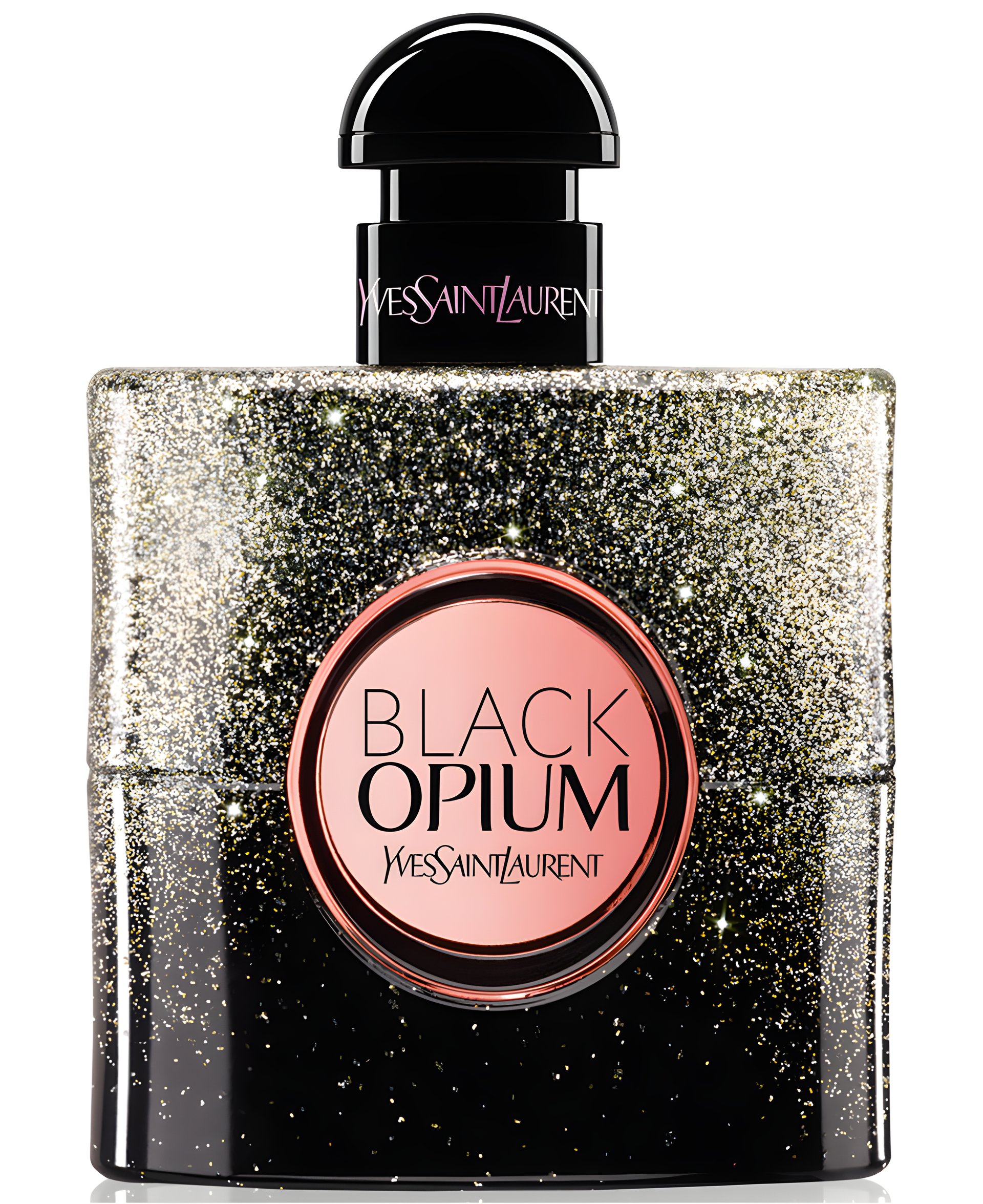 Black Opium Sparkle Clash Limited Collector's Edition Eau de Parfum by Yves Saint Laurent perfume bottle