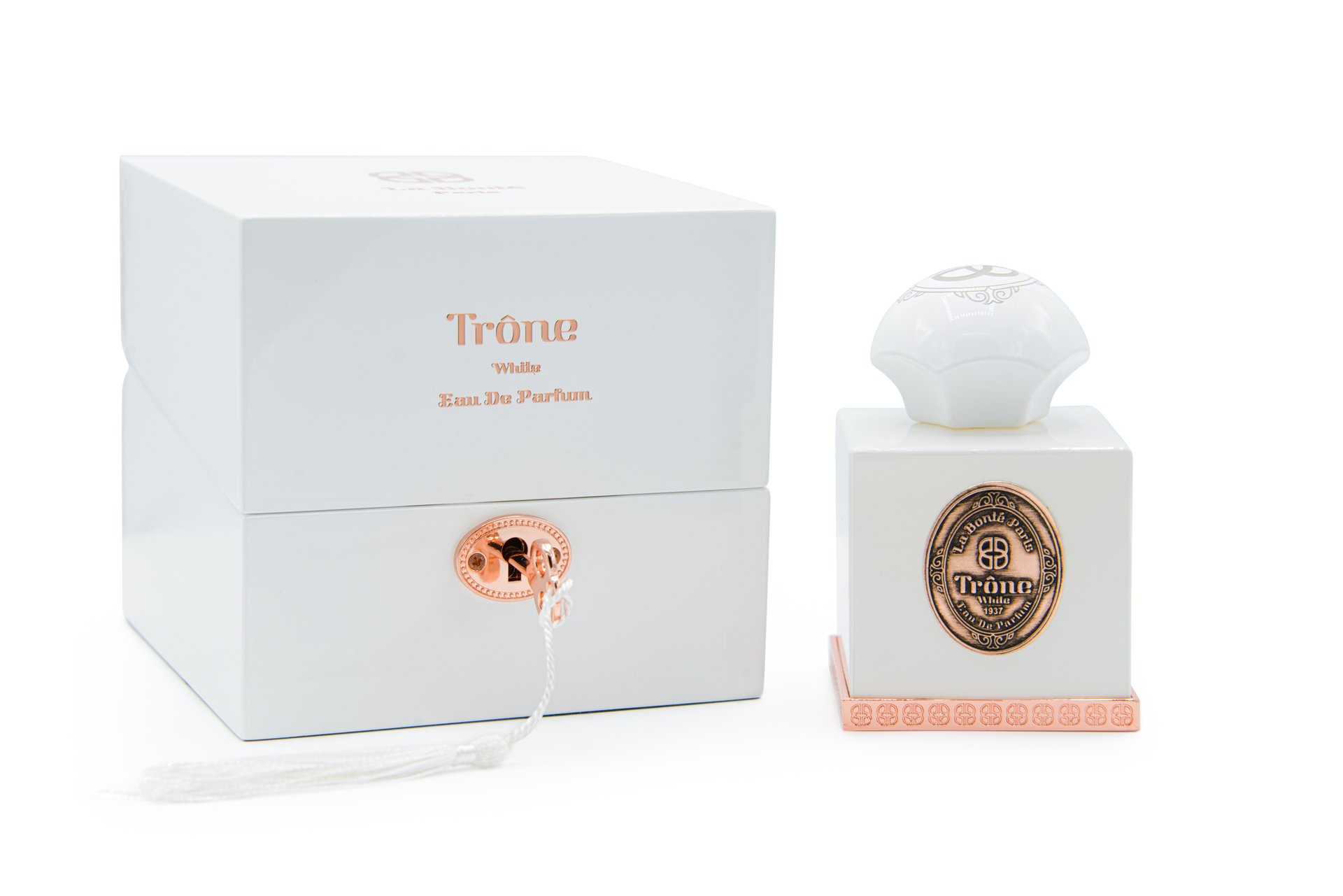 TRONE White by La Bonte Paris perfume bottle
