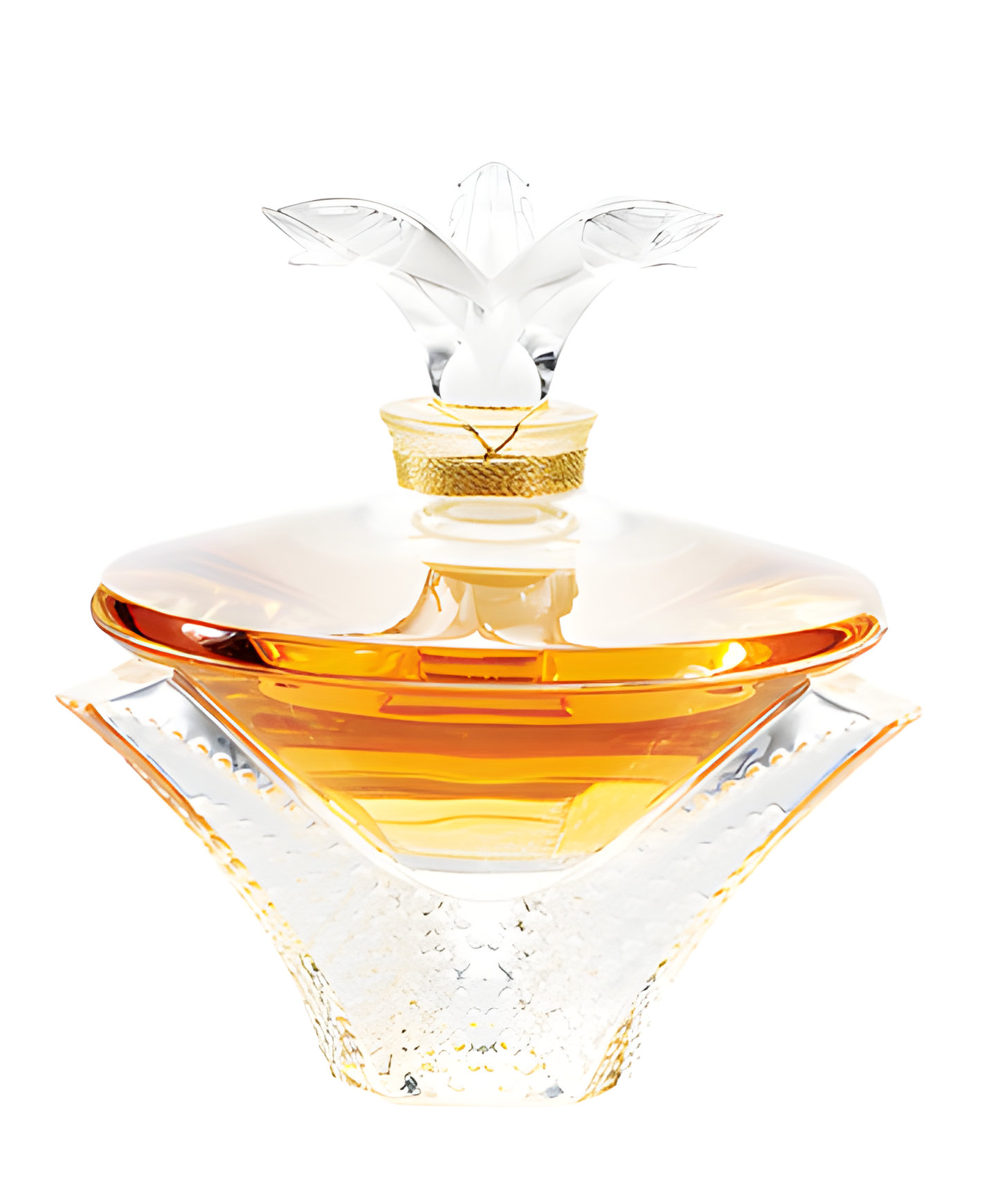 Lalique de Lalique Cascade Crystal Flacon by Lalique perfume bottle