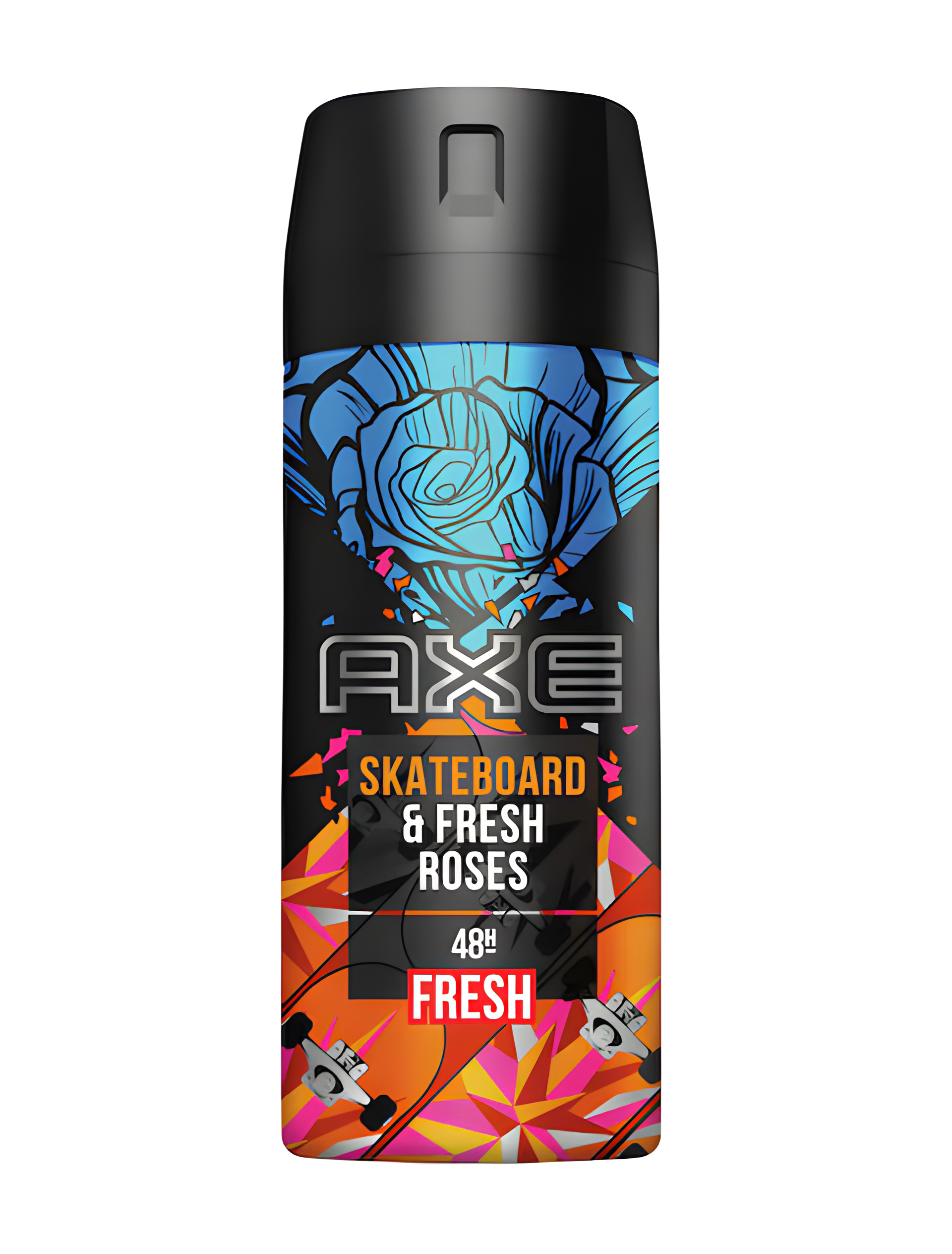 Skateboard & Fresh Roses by AXE perfume bottle