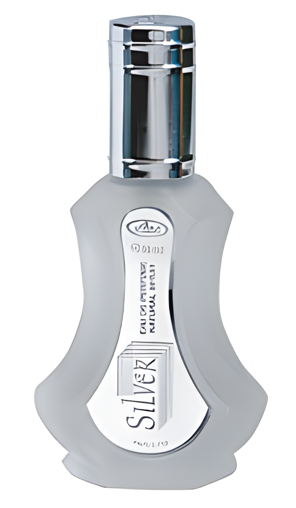Silver by Al-Rehab perfume bottle