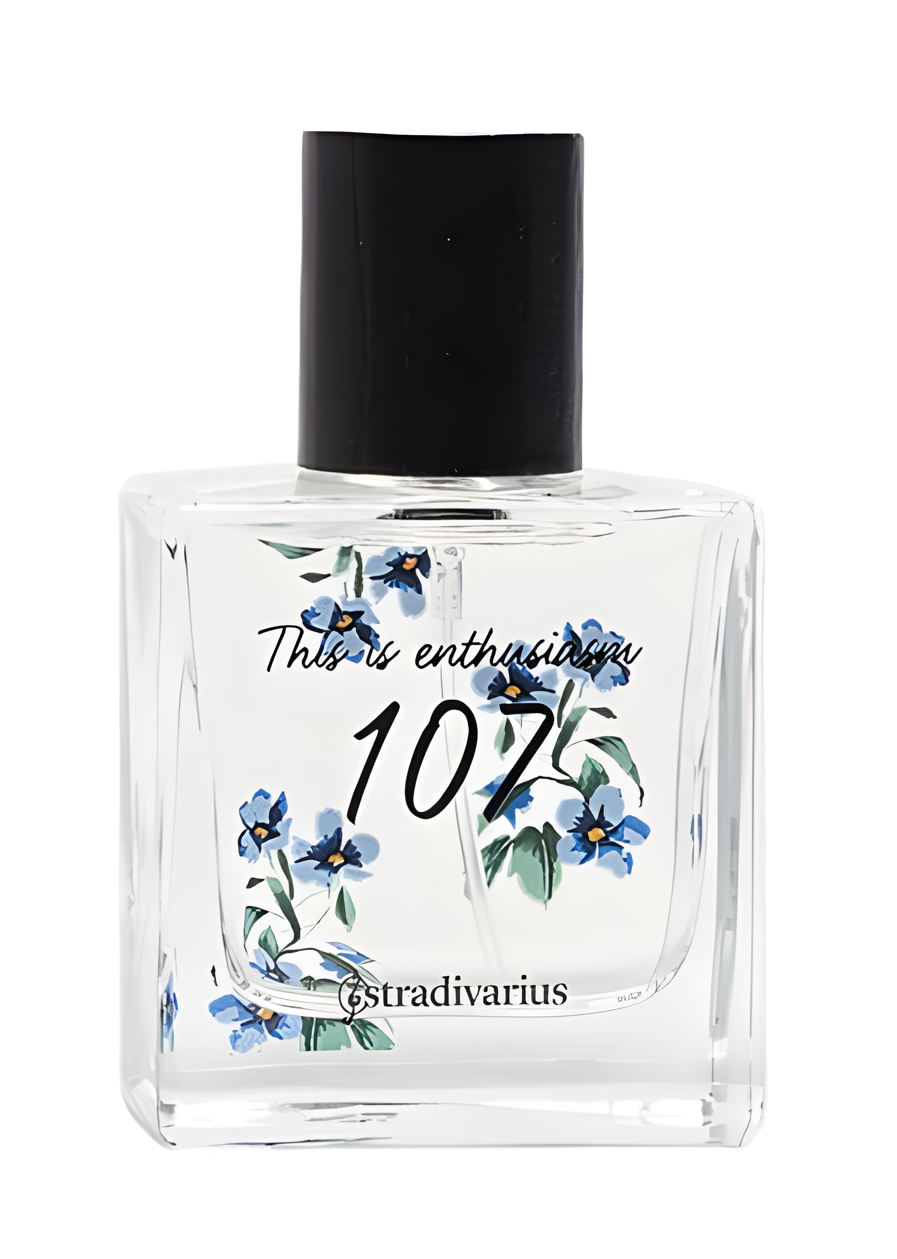 107 This Is Entusiasm by Stradivarius perfume bottle