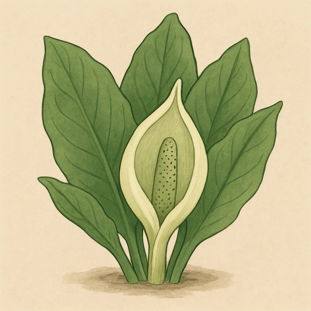 Picture of Skunk Cabbage note