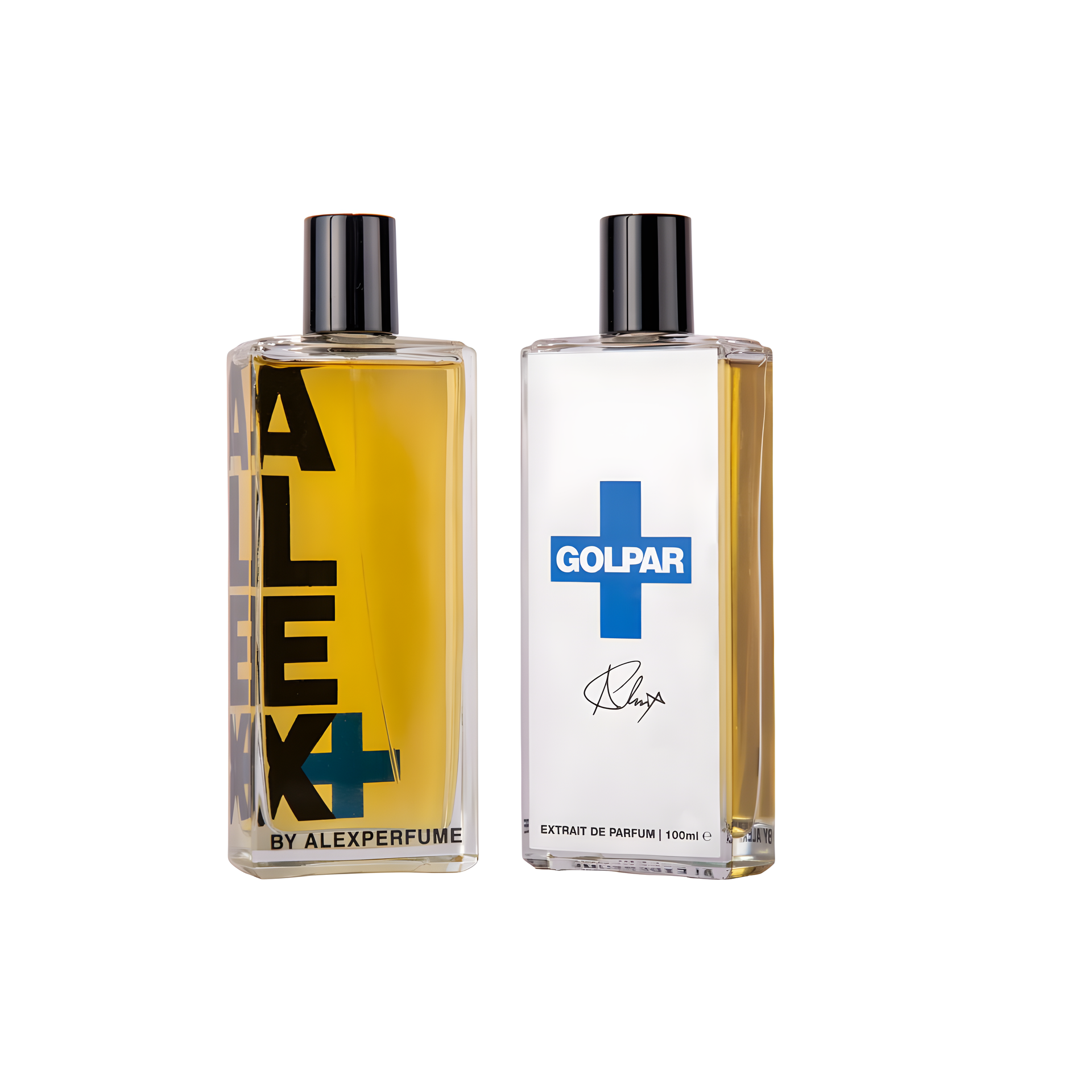 Golpar+ by Alex+ perfume bottle