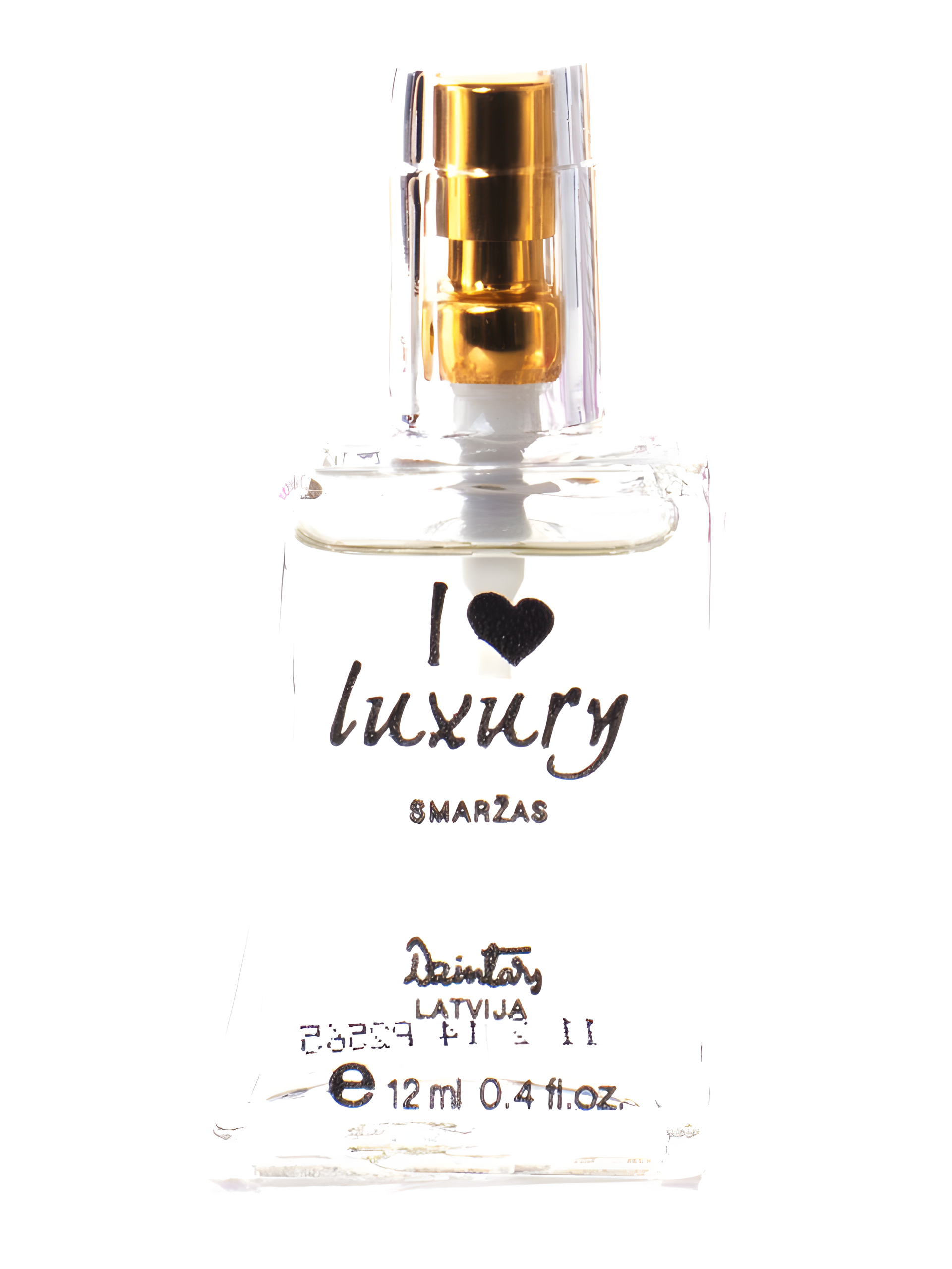 I Love Luxury by Dzintars perfume bottle
