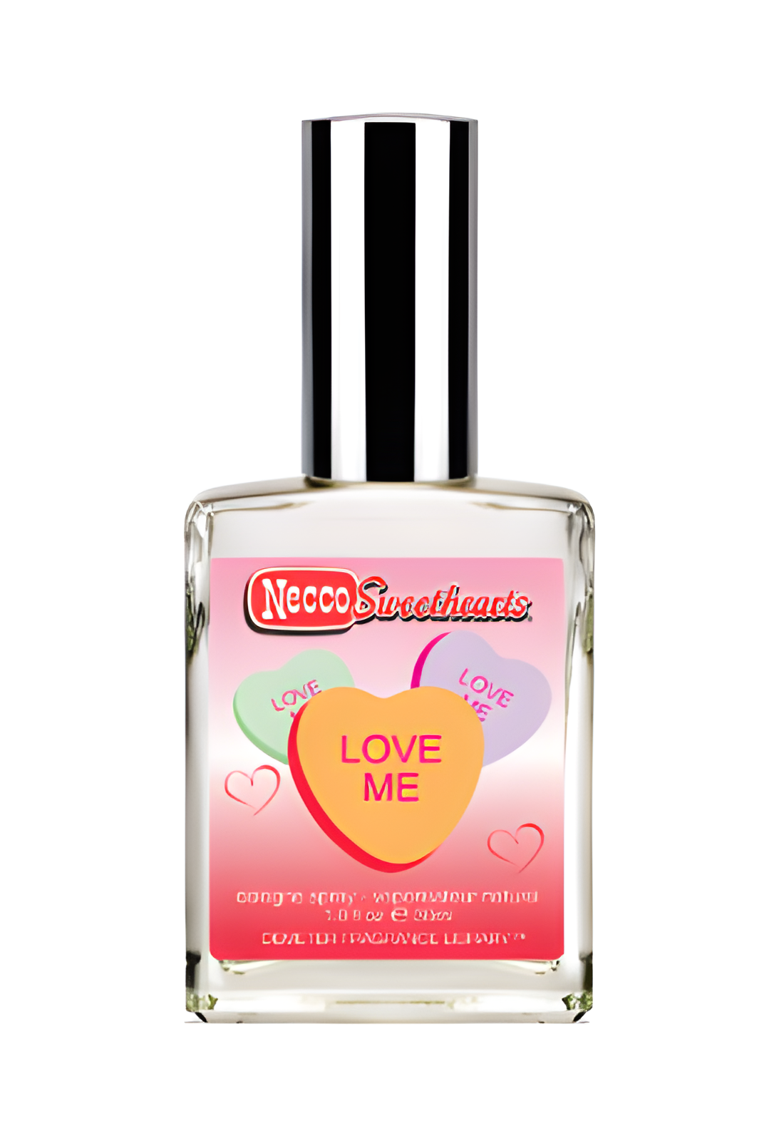 Necco Sweethearts Love Me by Demeter Fragrance perfume bottle
