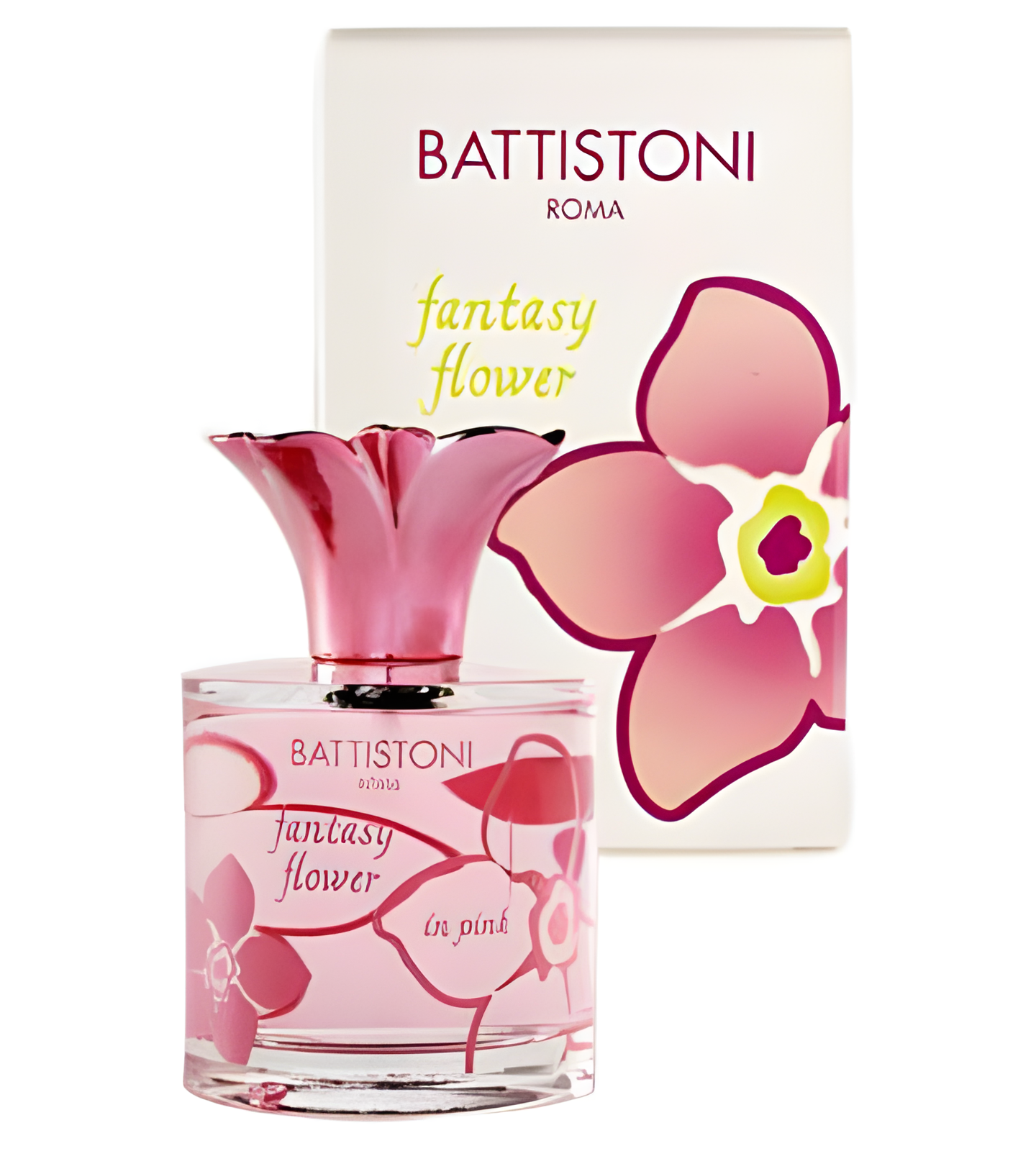 Fantasy Flower in Pink by Battistoni perfume bottle