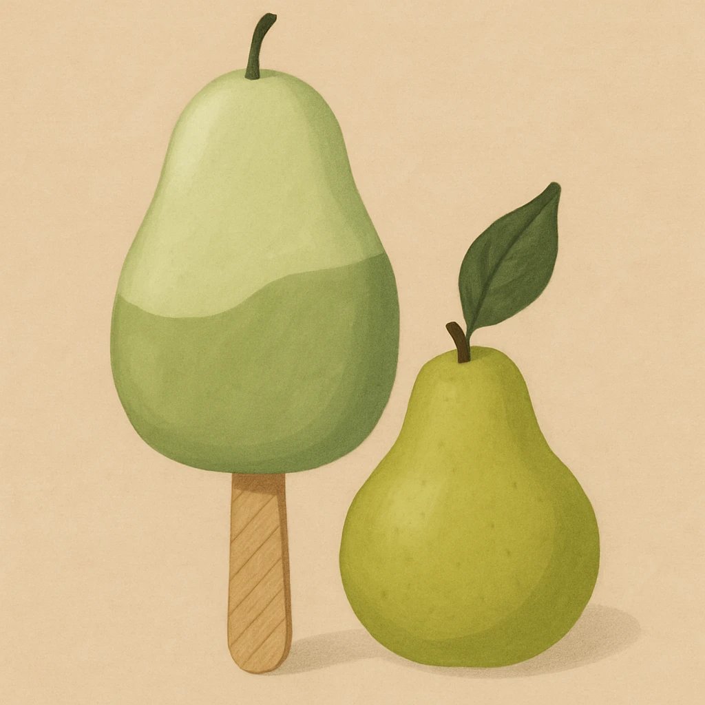 Picture of Pear Ice Cream note