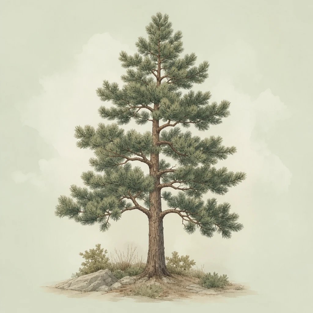 Picture of Pine Tree note