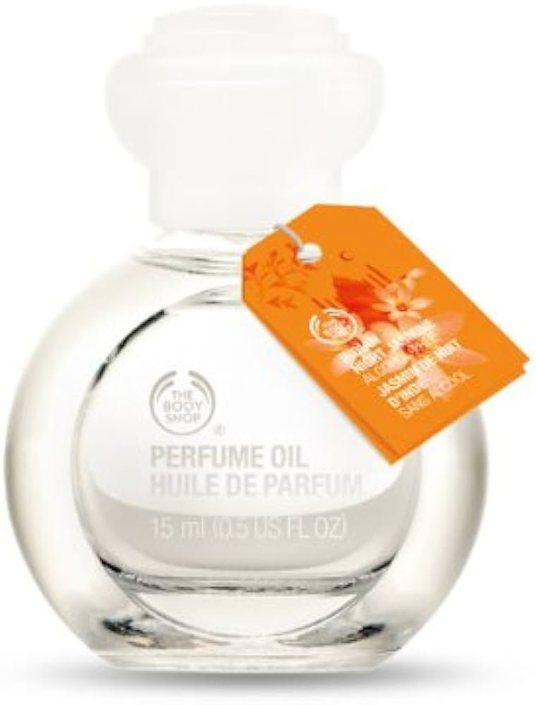 Indian Night Jasmine Perfume Oil by The Body Shop perfume bottle