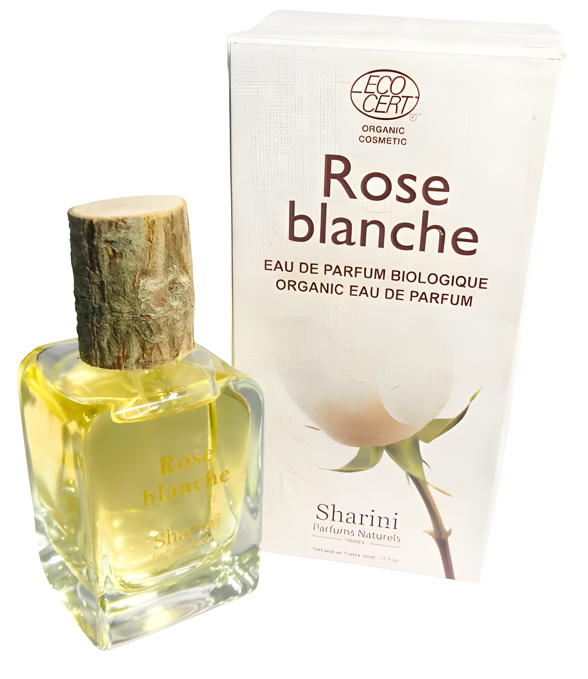 Rose Blanche by Sharini Parfums Naturels perfume bottle