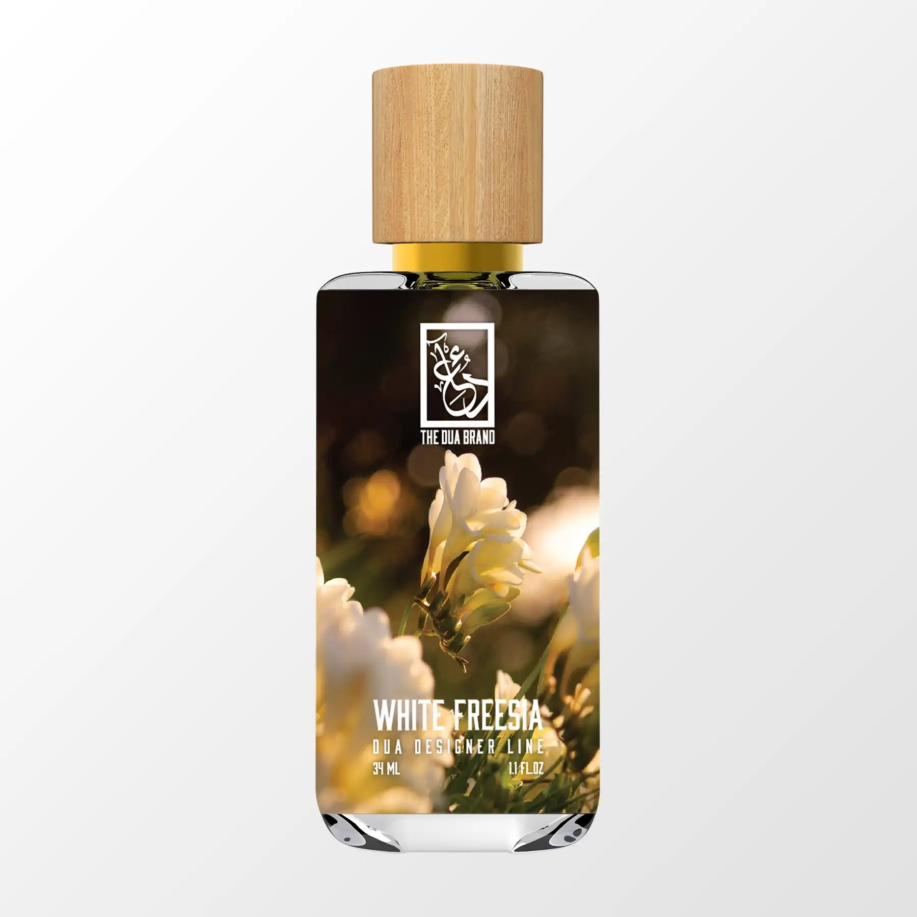 White Freesia by The Dua Brand perfume bottle