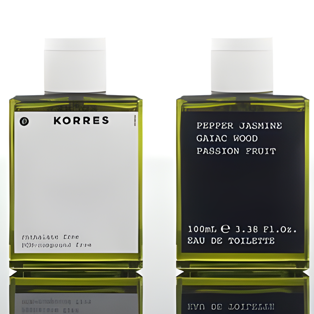 Pepper Jasmine Gaiac Wood Passion Fruit by Korres perfume bottle