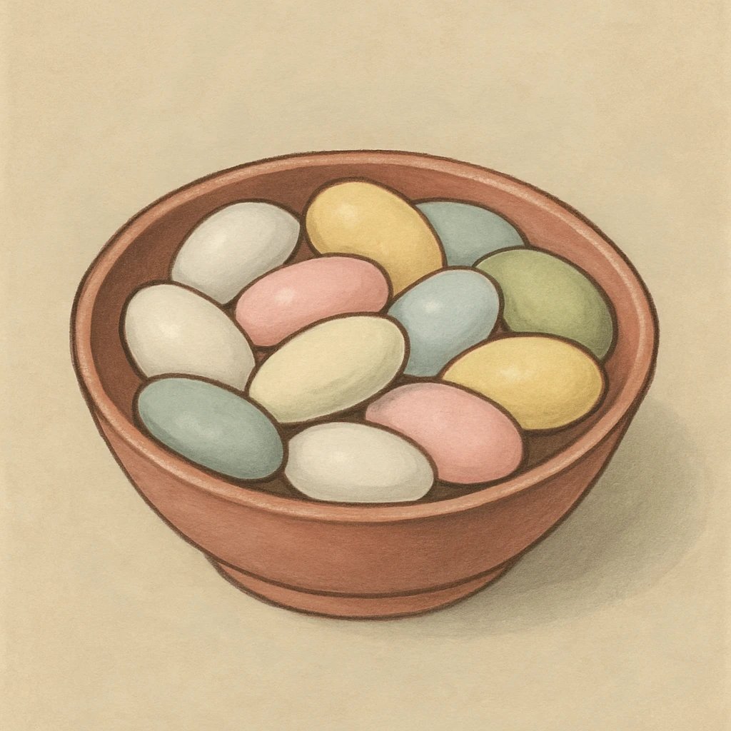 Picture of Confetti (Sugared Almonds) note
