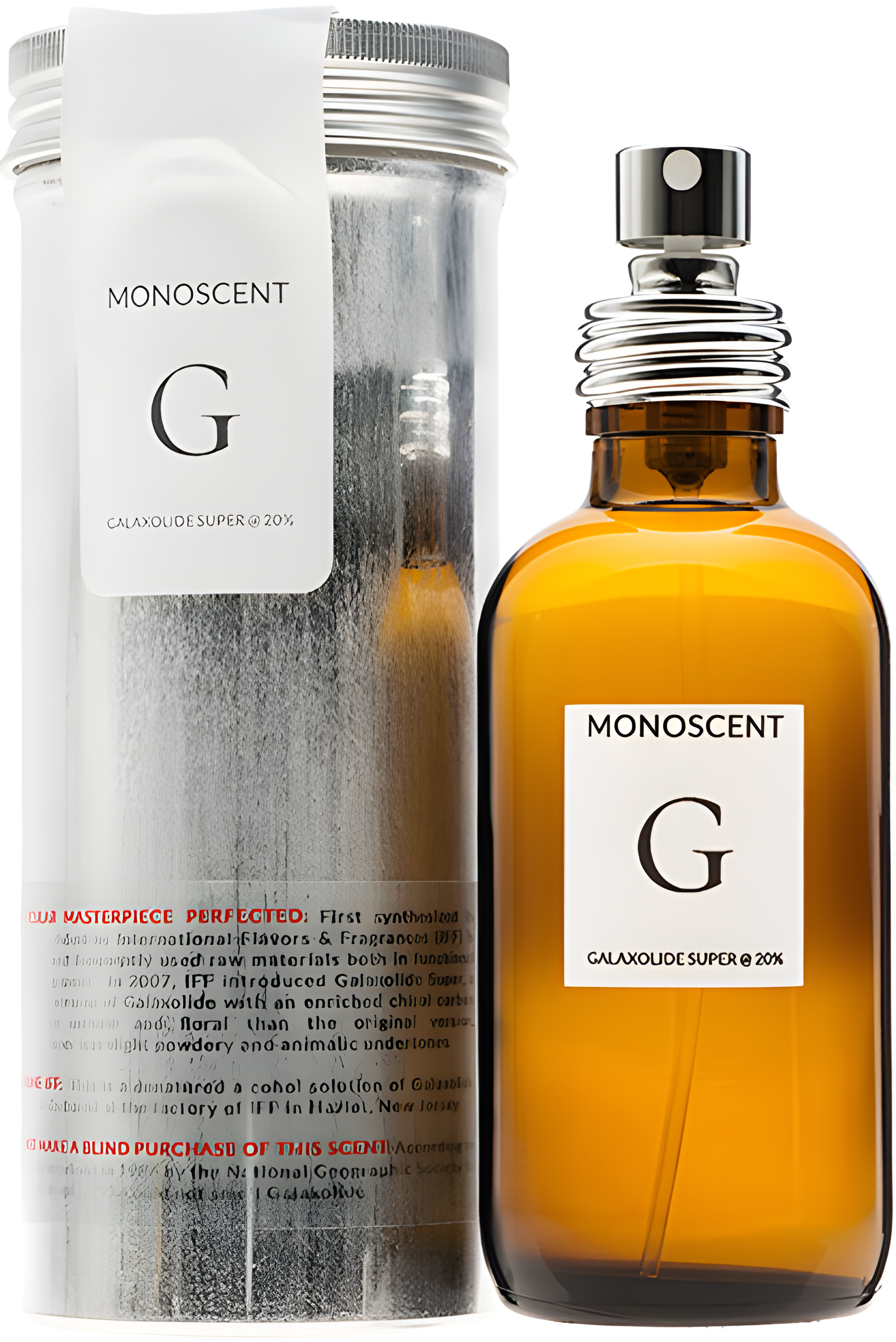 G Galaxolide Super by Monoscent perfume bottle