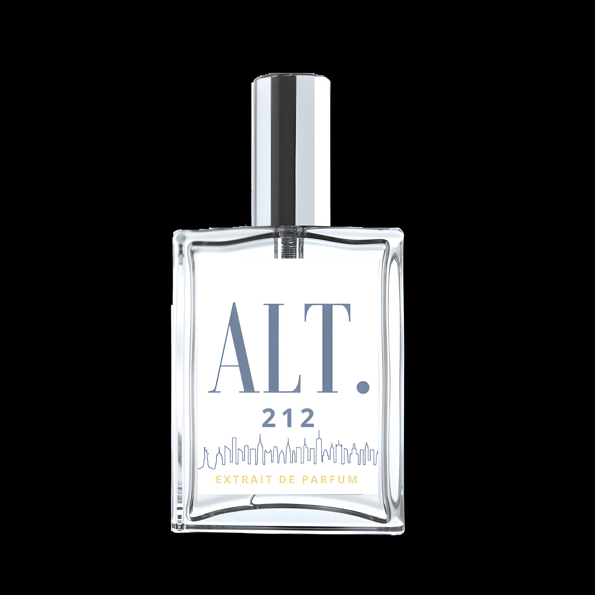 212 by ALT. Fragrances perfume bottle