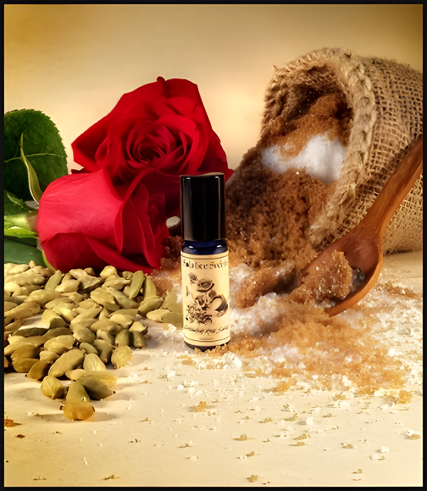 Cardamom Rose Sugar by Solstice Scents perfume bottle