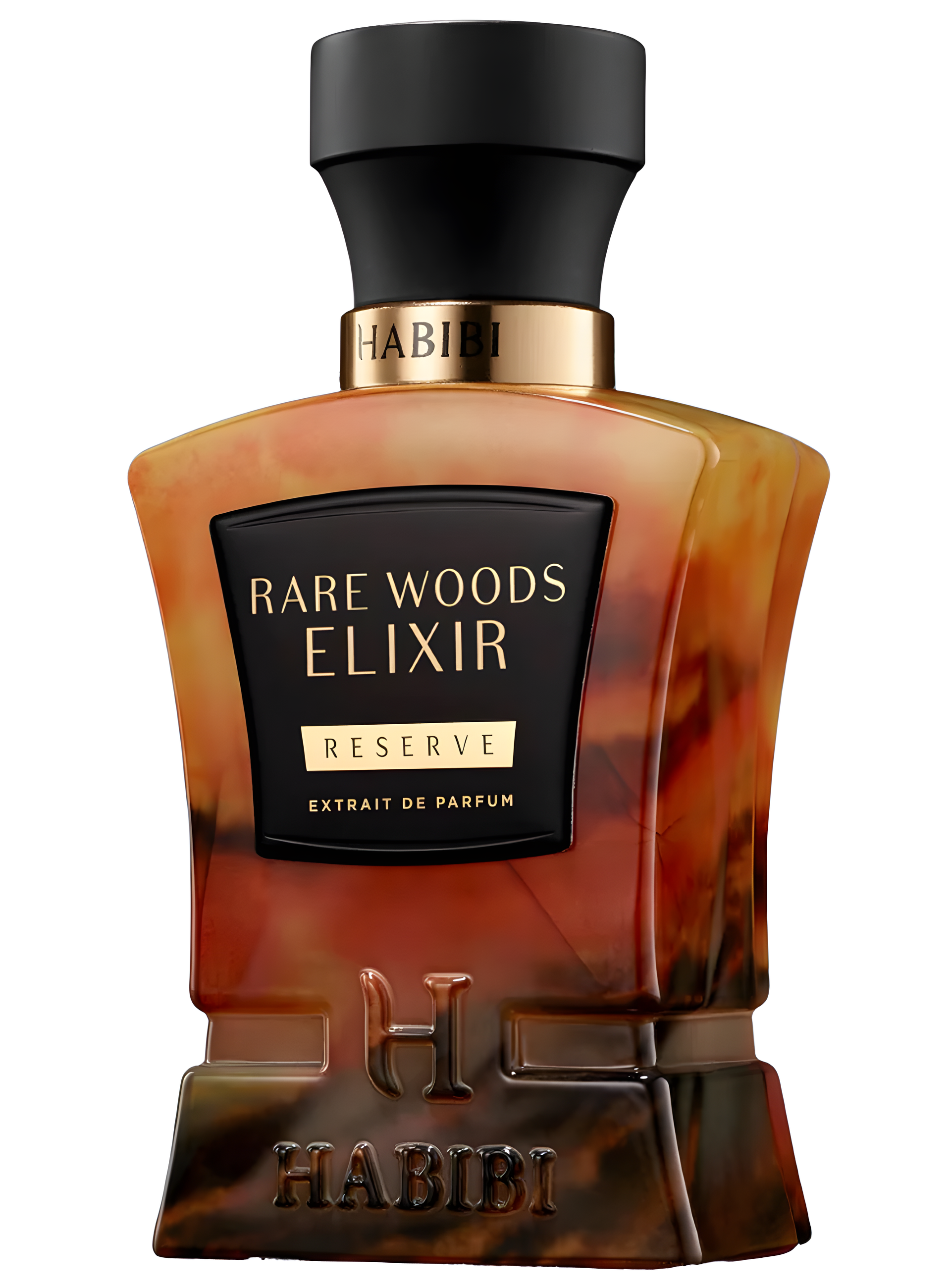Rare Woods Elixir by Habibi NY perfume bottle