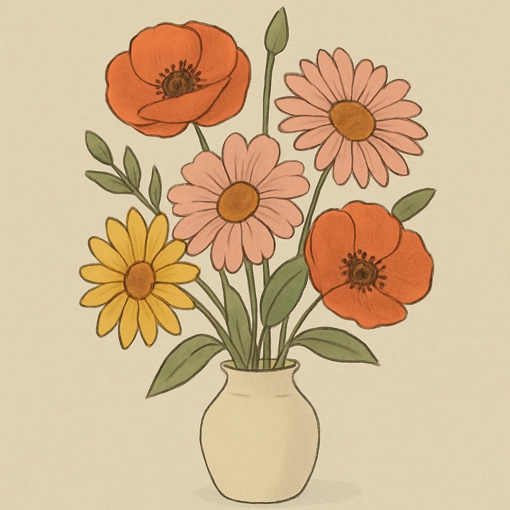 Picture of Flowers note