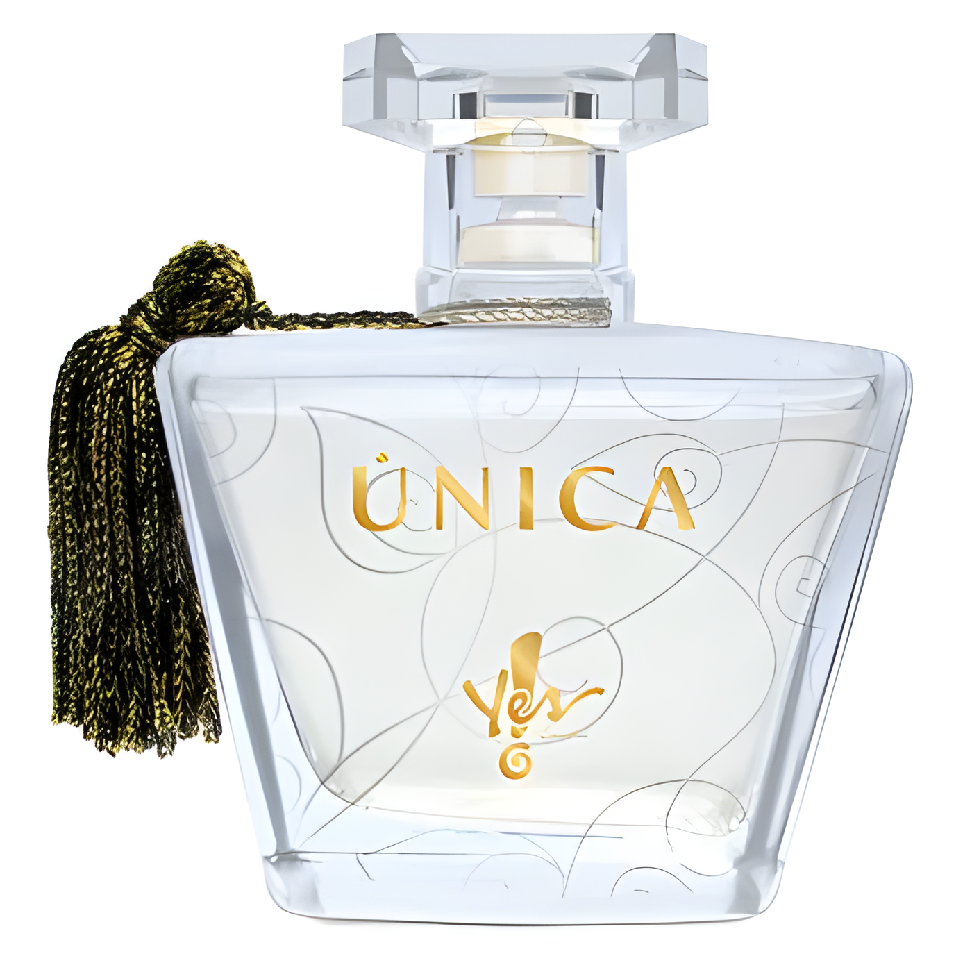 Única by Yes! Cosmetics perfume bottle