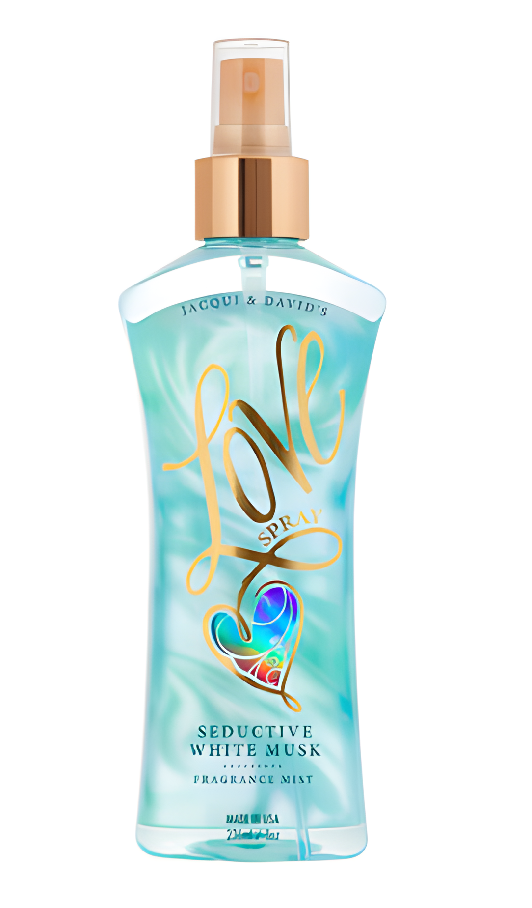 Love Spray Seductive White Musk by Jacqui & David perfume bottle
