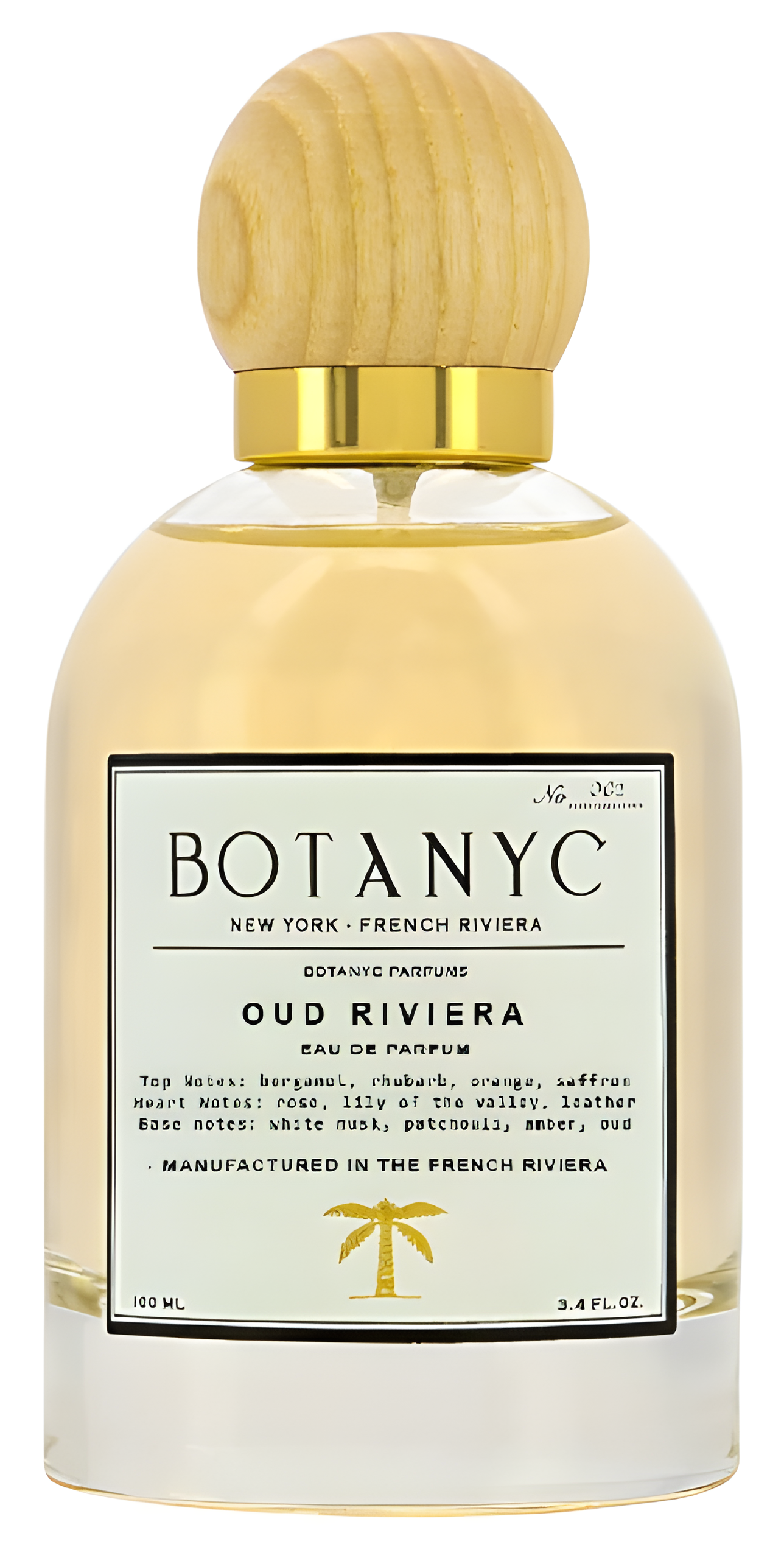 N. 001 Oud Riviera by Botanyc perfume bottle