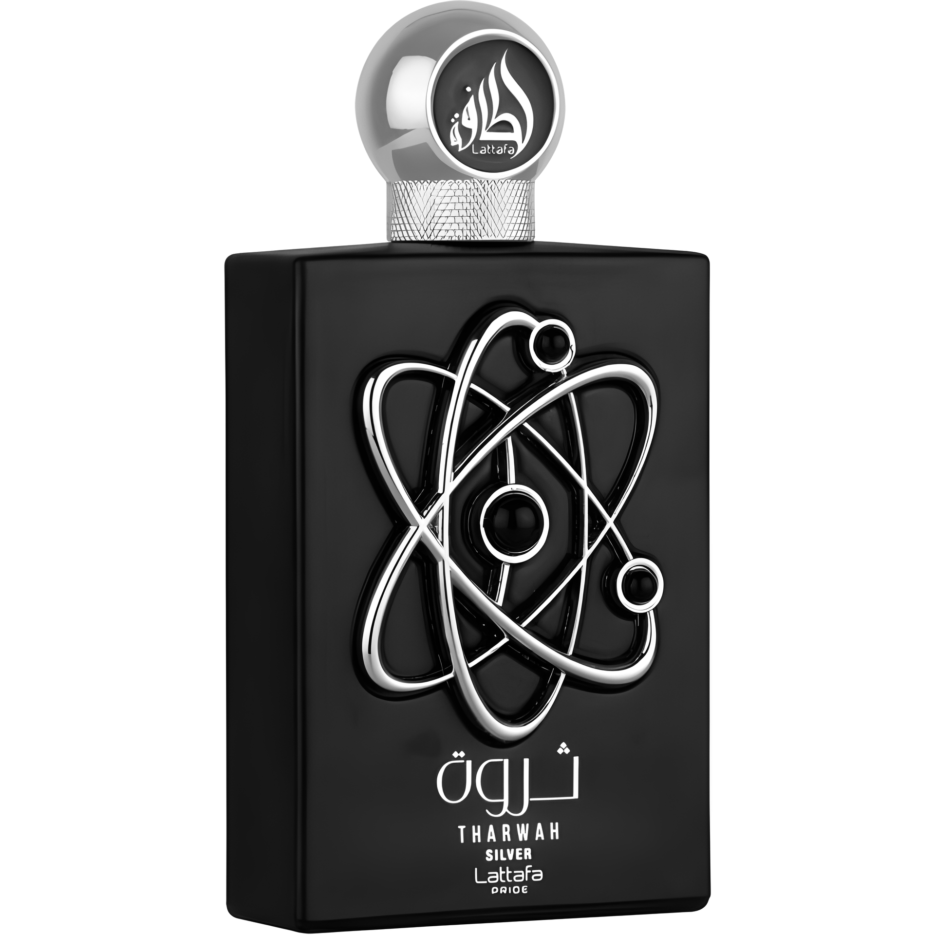 Tharwah Silver by Lattafa Perfumes perfume bottle