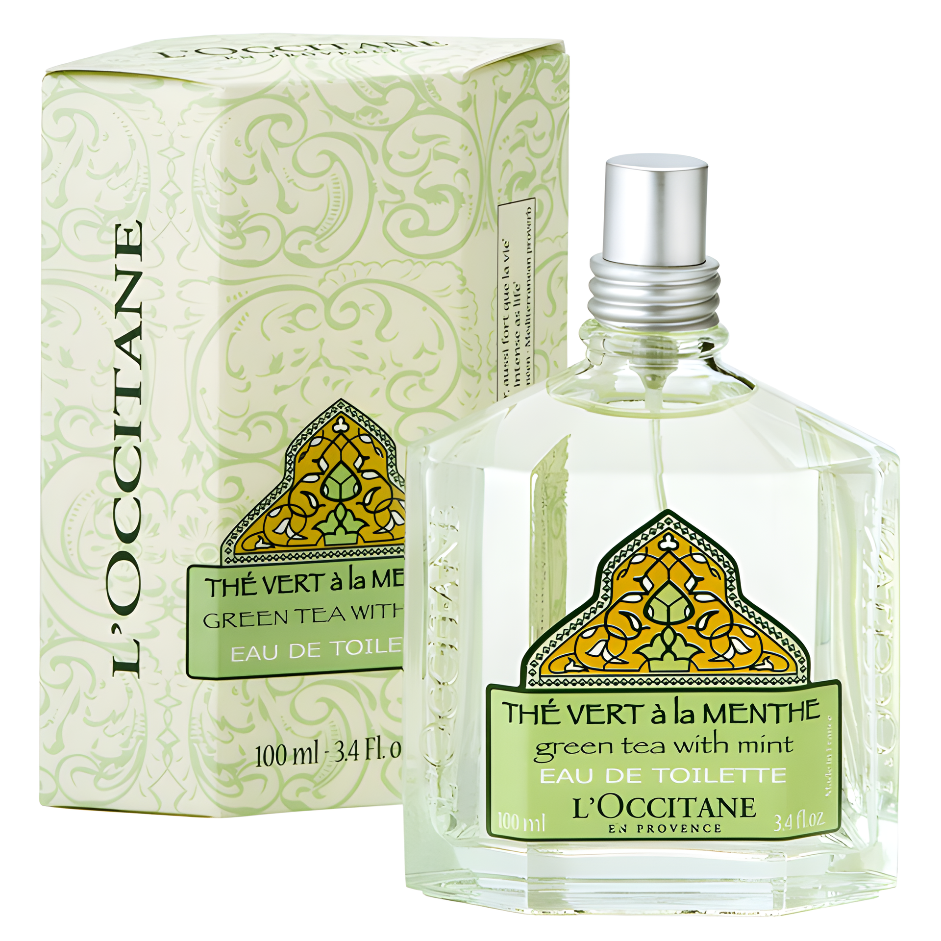 The Vert a La Menthe (Green Tea With Mint) by L'Occitane en Provence perfume bottle