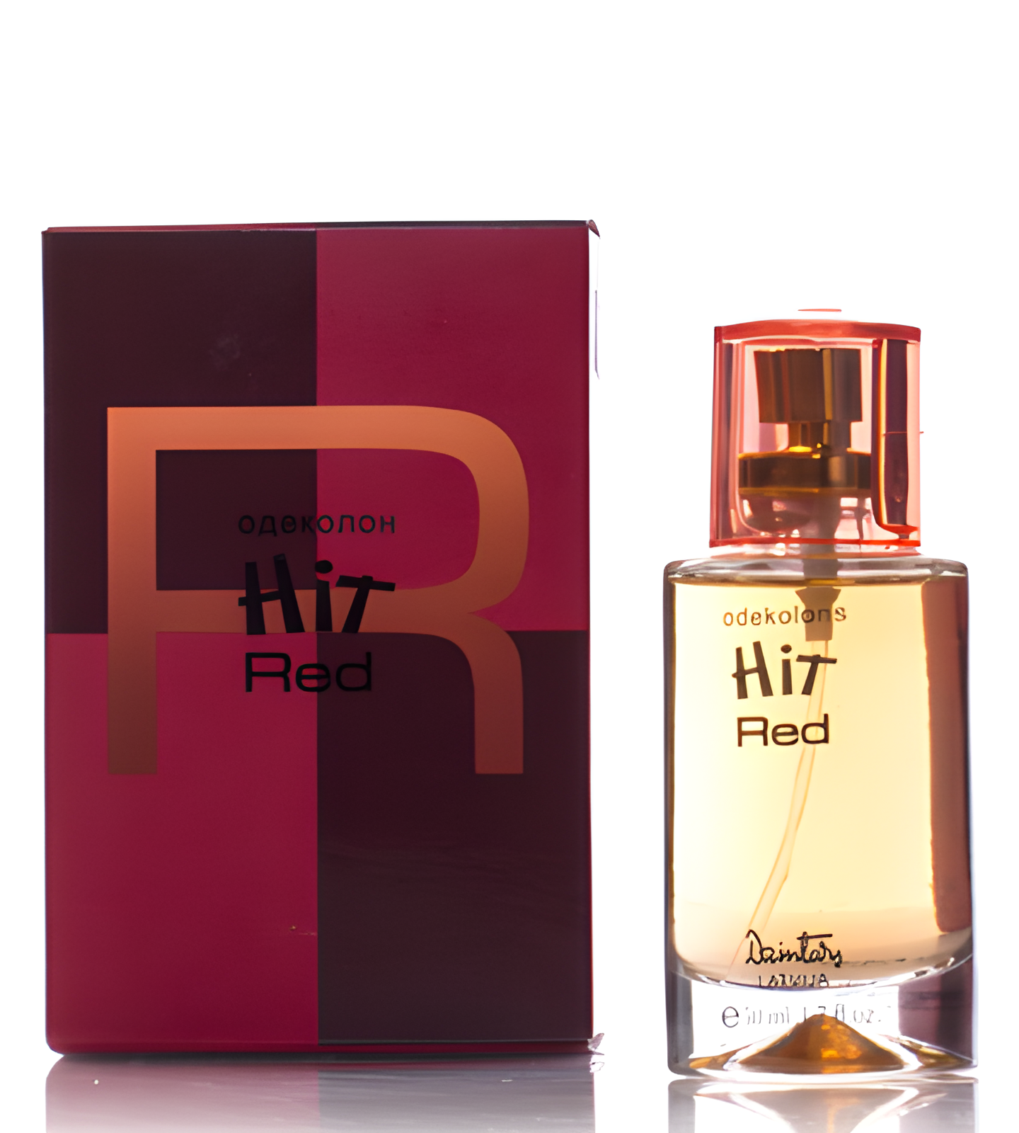 Hit Red by Dzintars perfume bottle